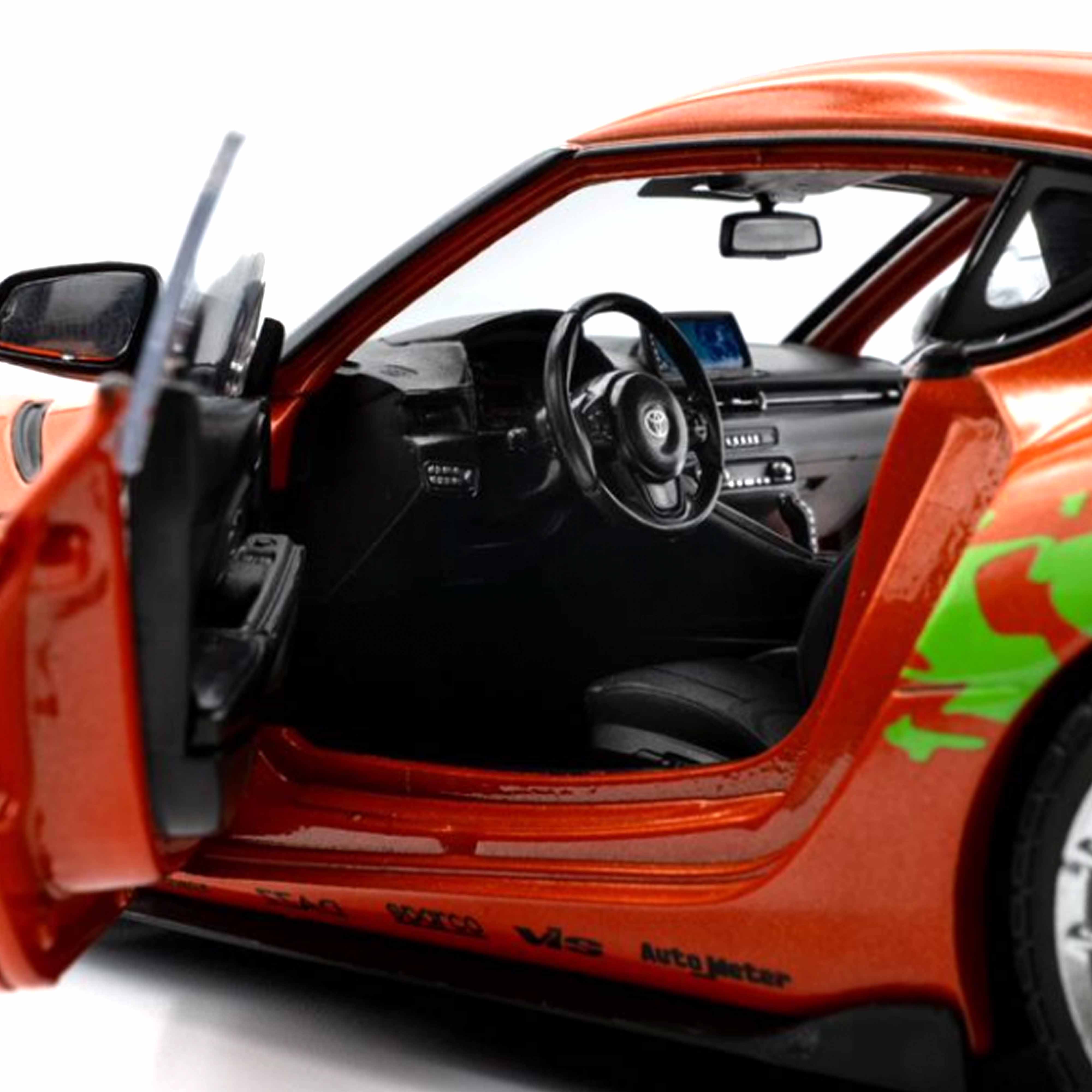 Toyota GR Supra Tribute Orange 2024 1/18 - Image 4