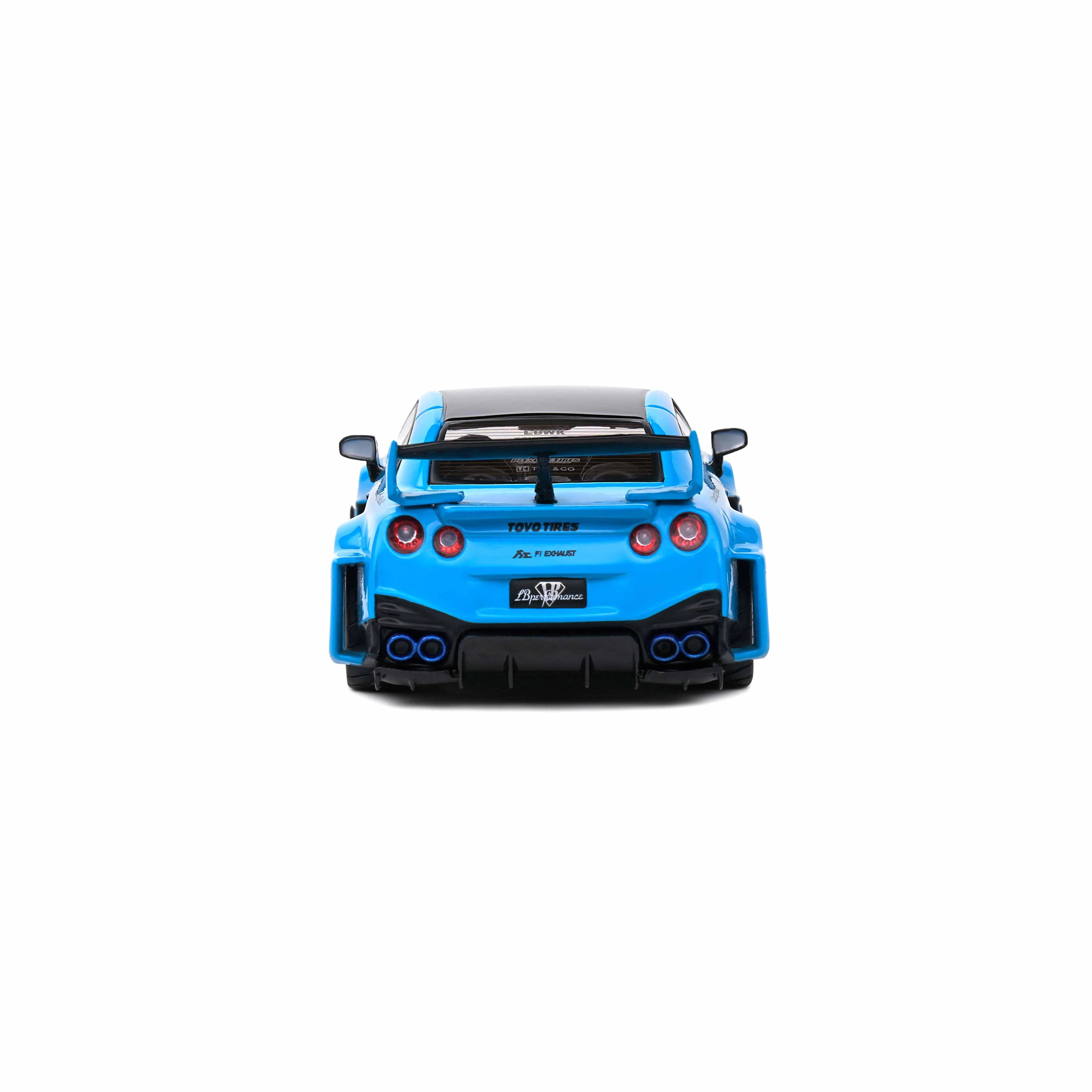 Nissan GTR35 LBWK Silhouette Turquoise 2019 1/43 - Image 3