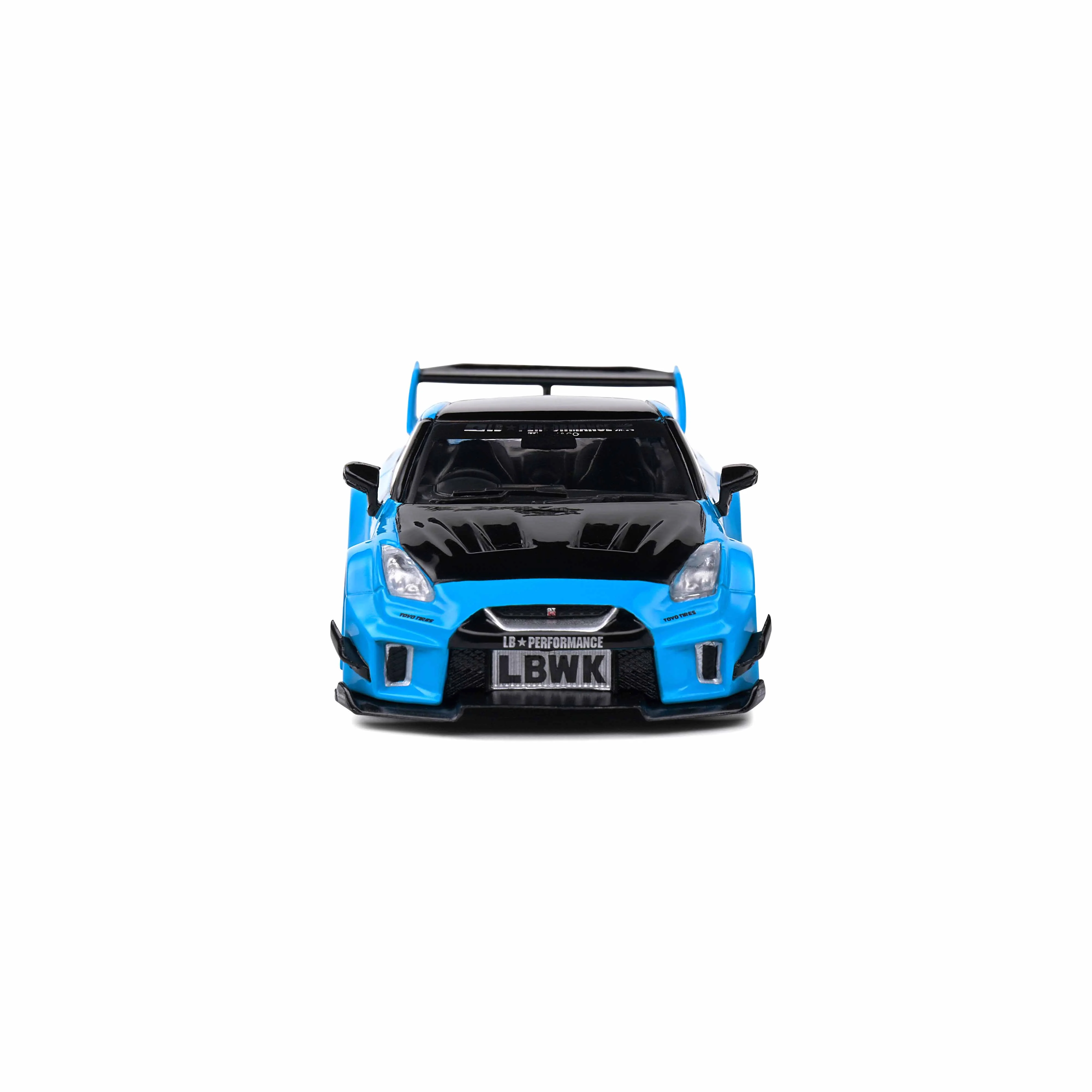 Nissan GTR35 LBWK Silhouette Turquoise 2019 1/43 - Image 4