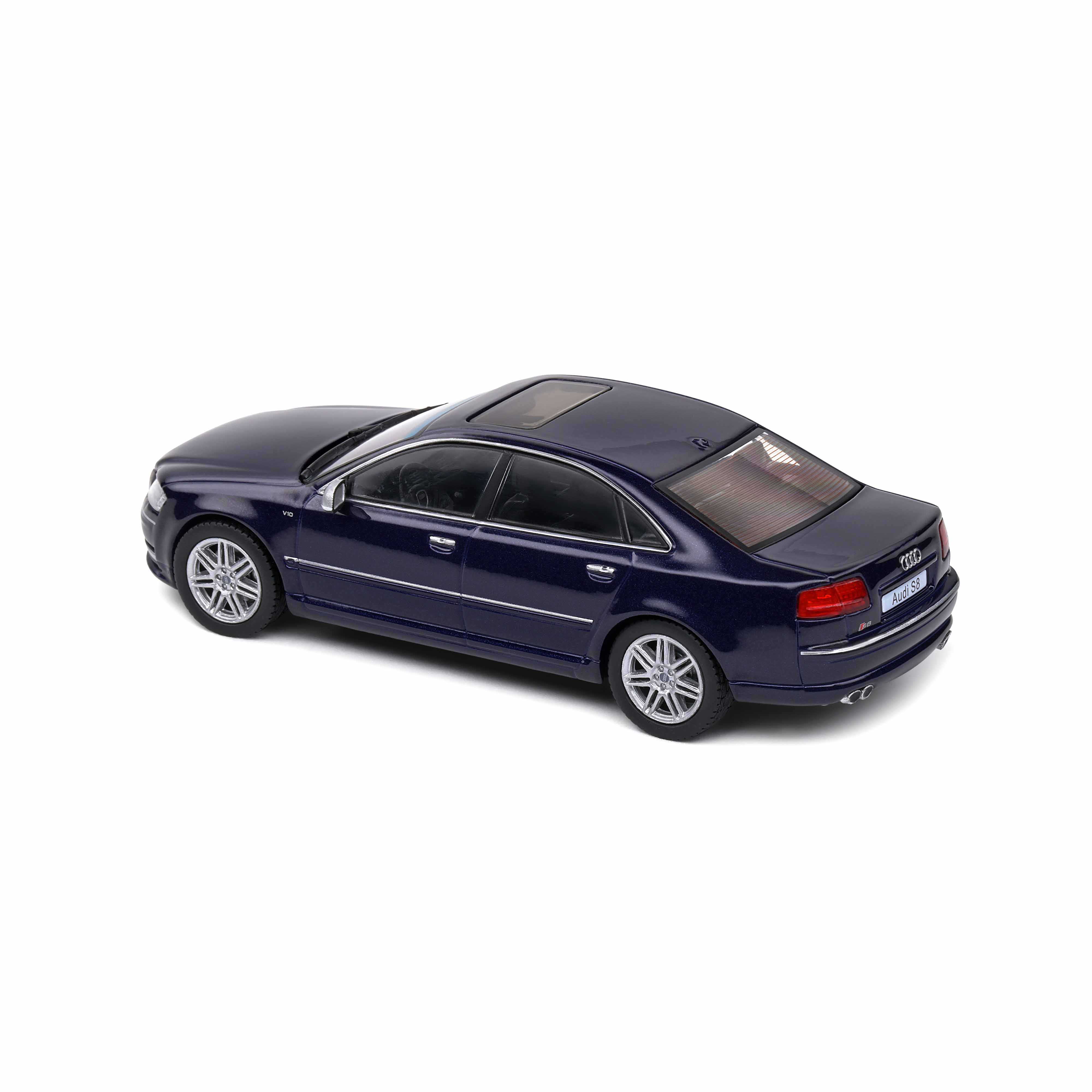 Audi D3 S8 Bleu Nuit Perle 2010 1/43 - Image 5