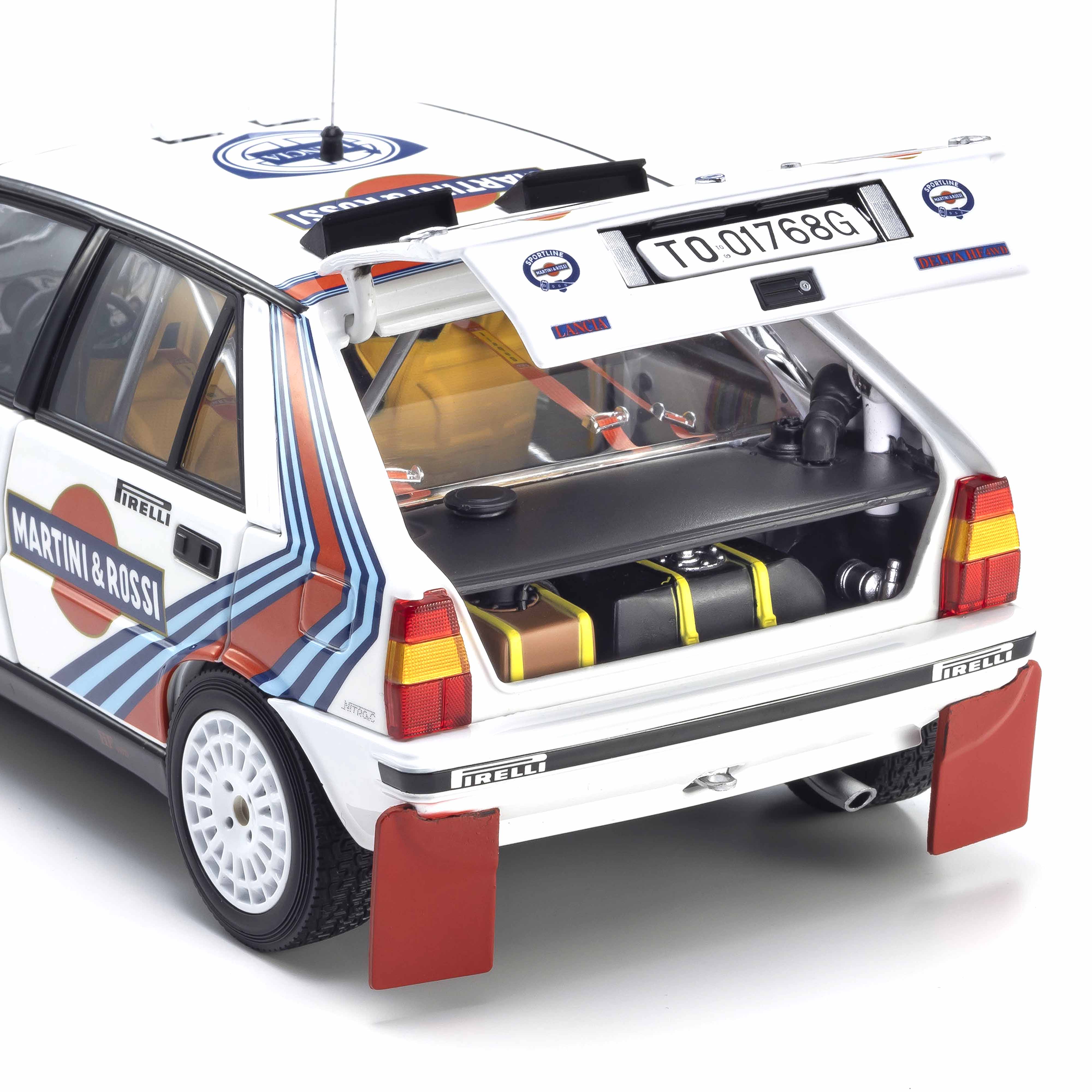 Lancia Delta HF 4WD 1987 Olympus Rally MARTINI ROSSI N°3 1/18 - Image 7