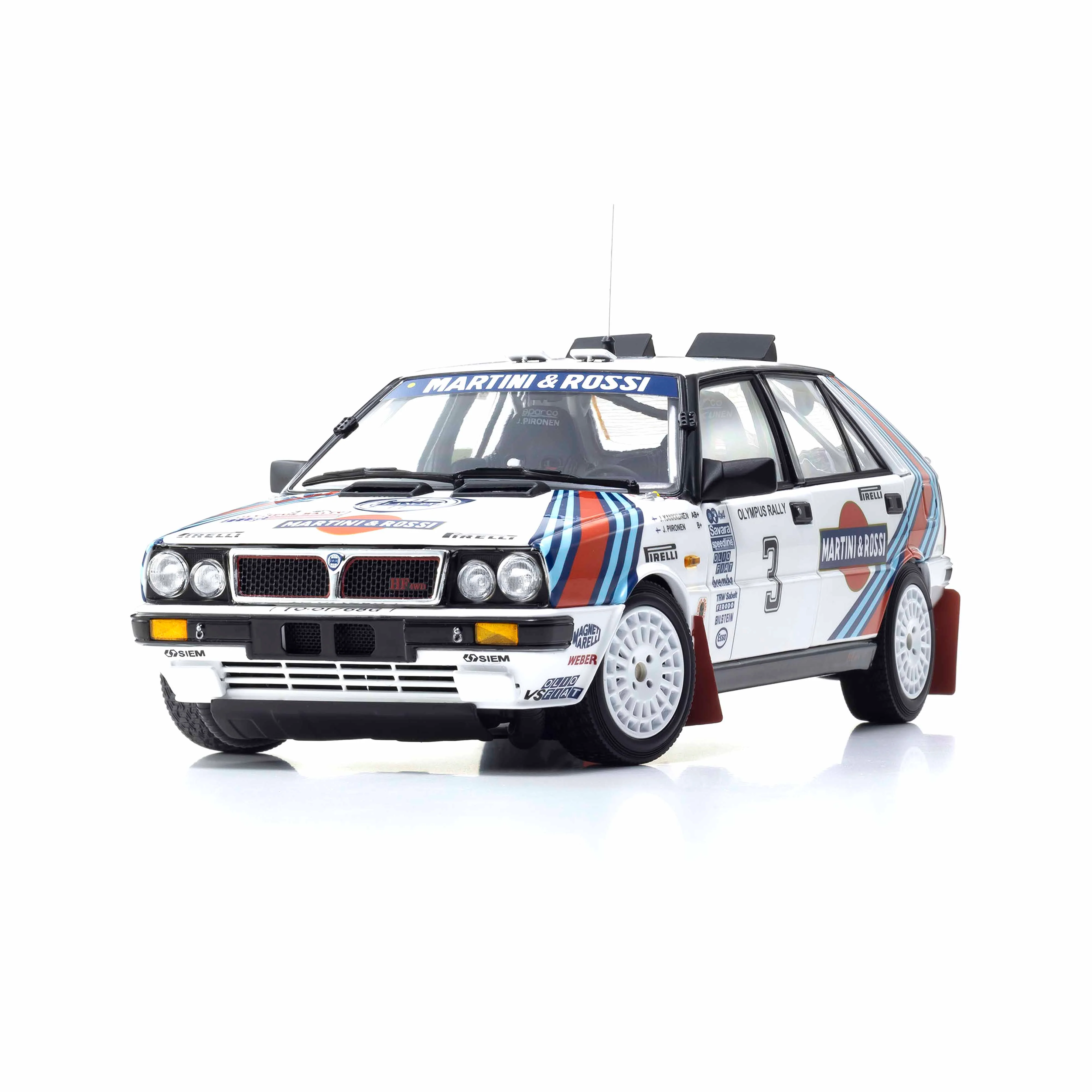 Lancia Delta HF 4WD 1987 Olympus Rally MARTINI ROSSI N°3 1/18 - Image 9