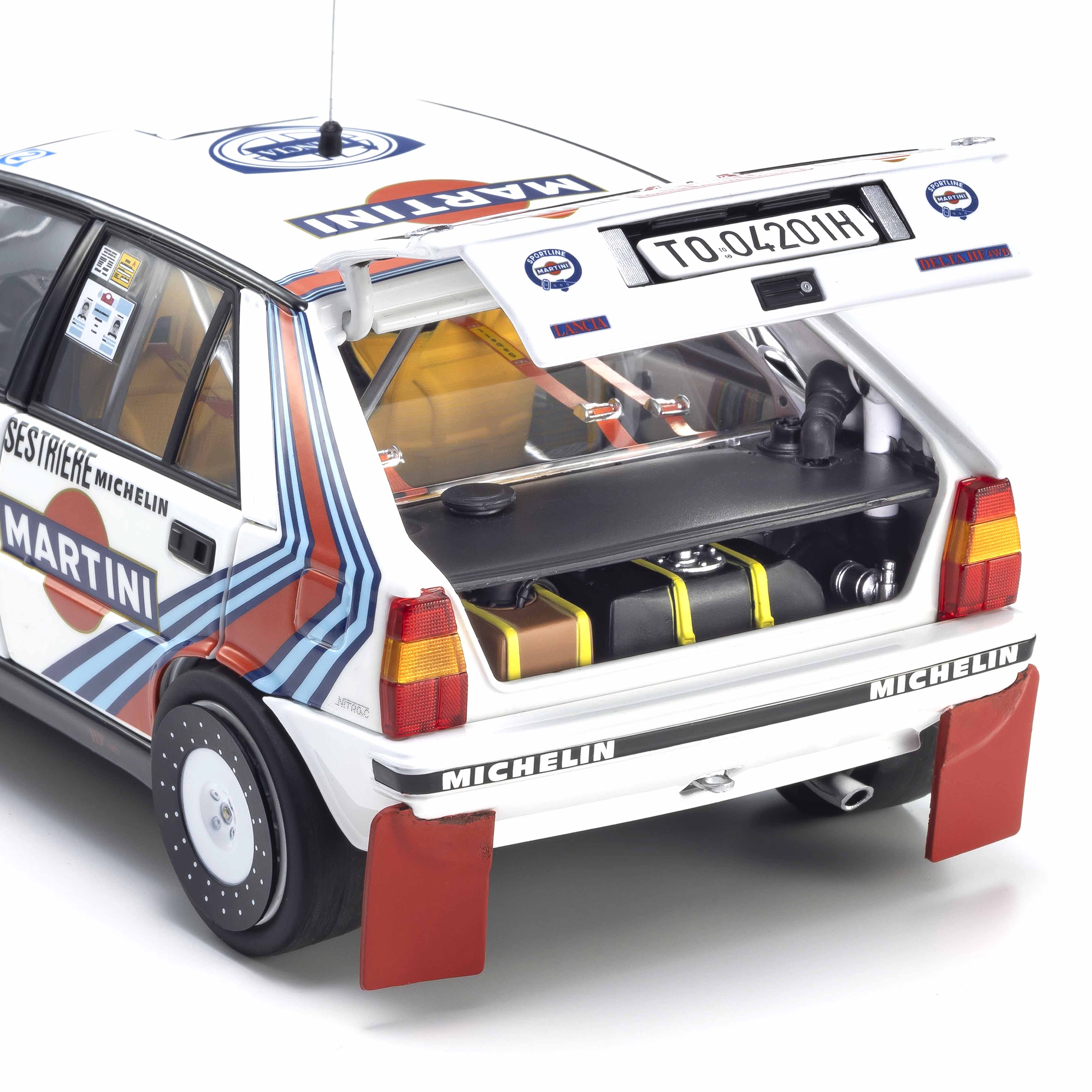 Lancia Delta HF 4WD 1988 Rallye Monte Carlo LANCIA MARTINI N°3 1/18 - Image 7