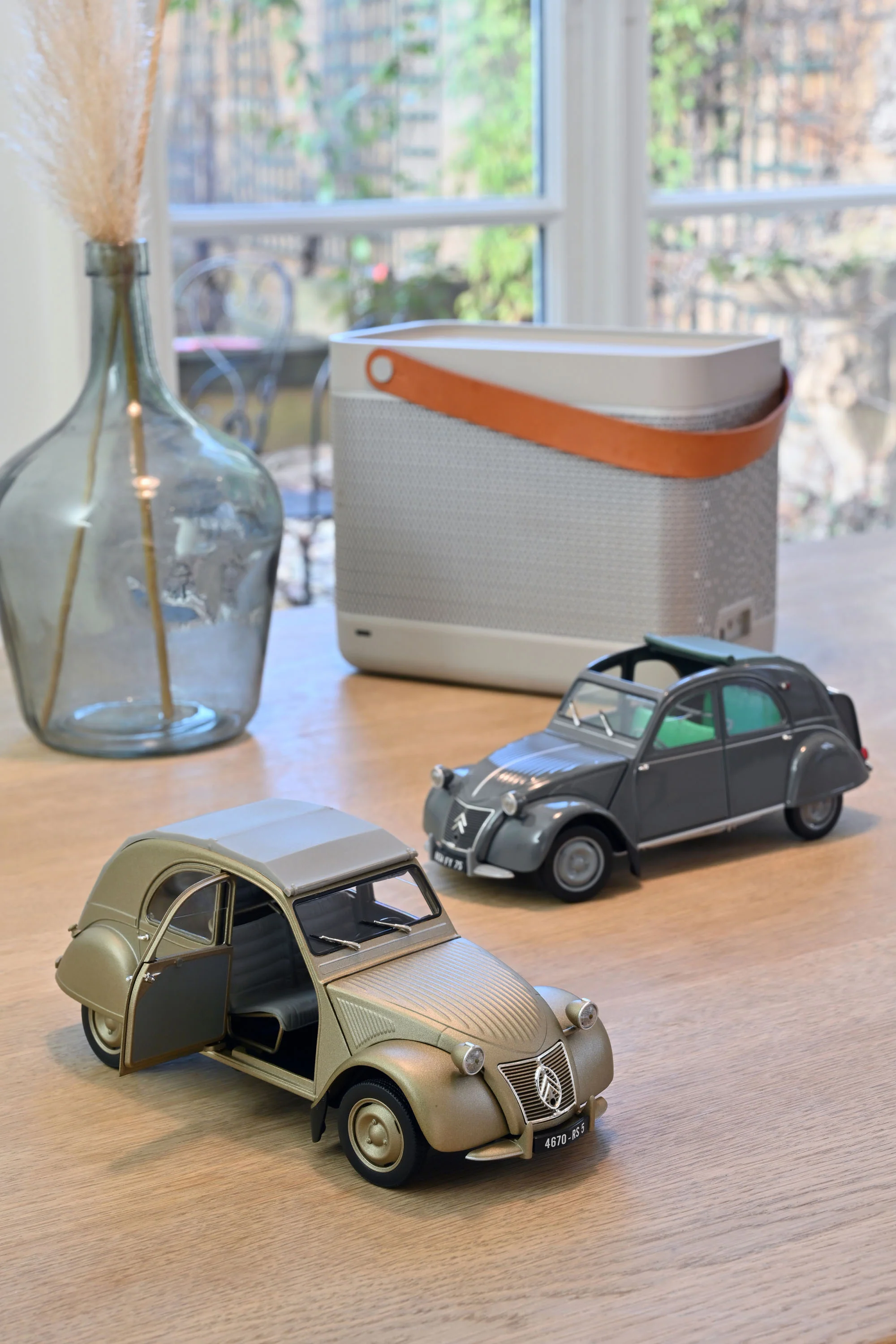 Citroën 2CV AZL Malle Bombée 1957 Gris 1/18 - Image 3