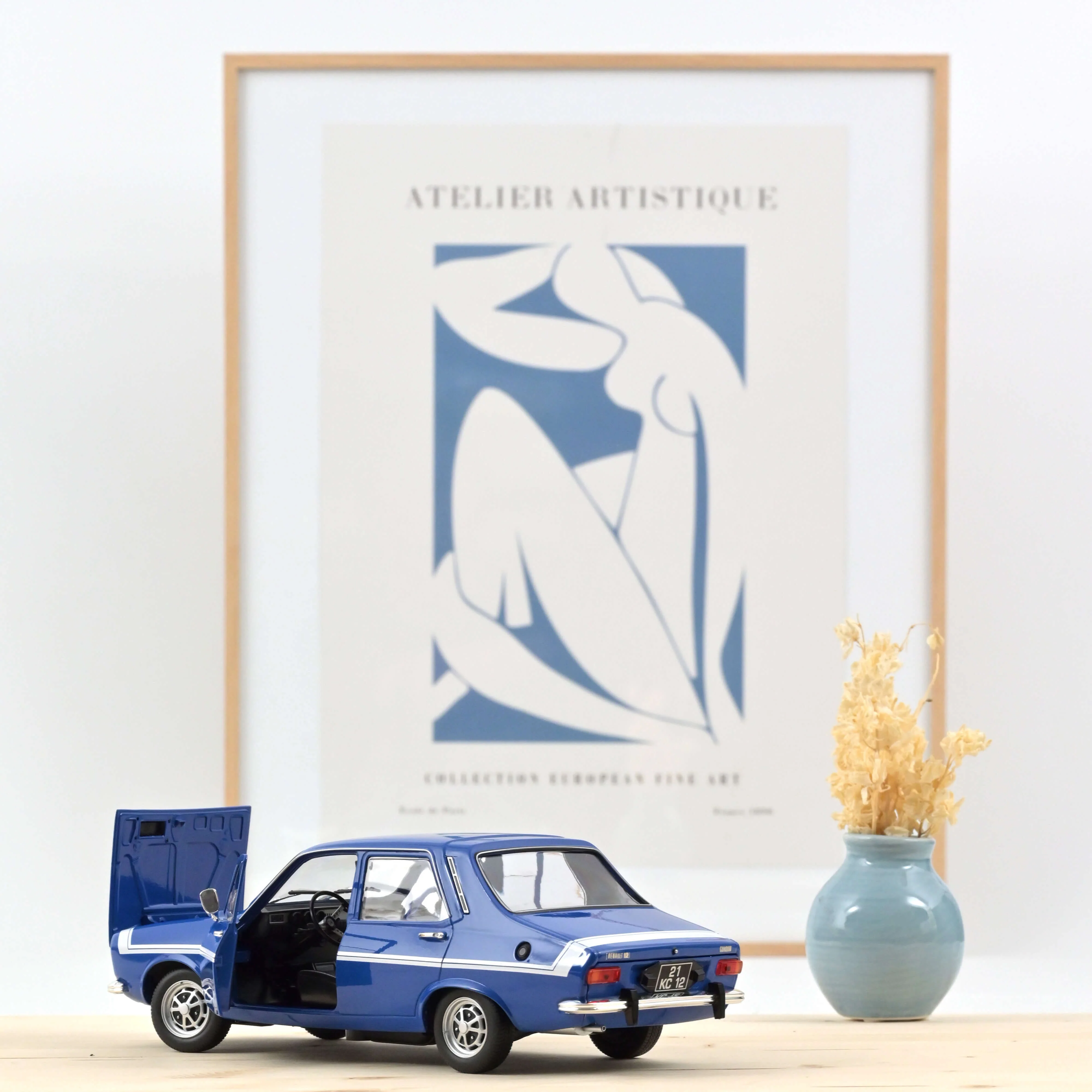 Renault 12 Gordini 1971 Bleu-de-France 1/18 - Image 2