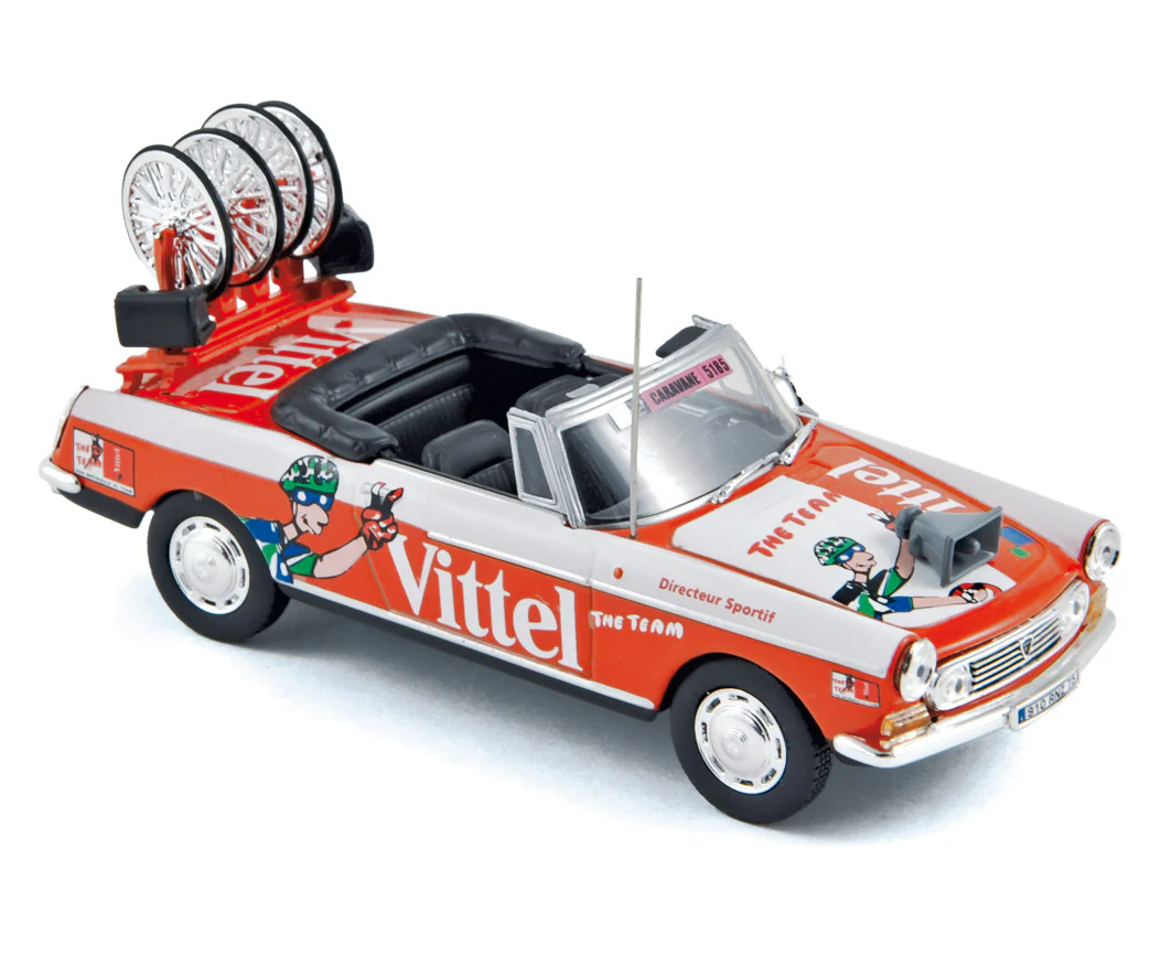 Peugeot 404 Cabriolet 2009 Tour de France Vittel 1/43