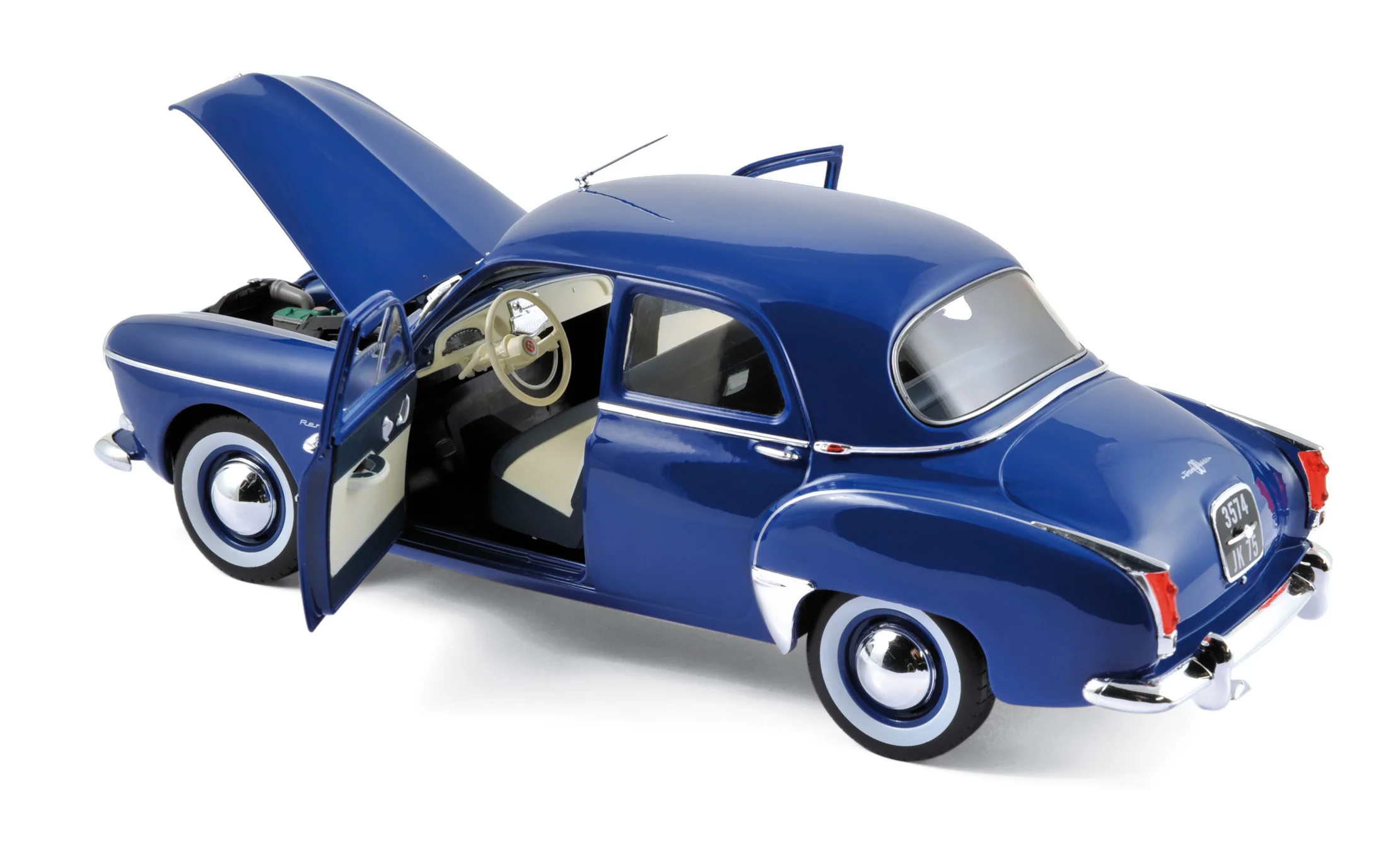Renault Frégate 1959 Bleu Capri 1/18 - Image 2