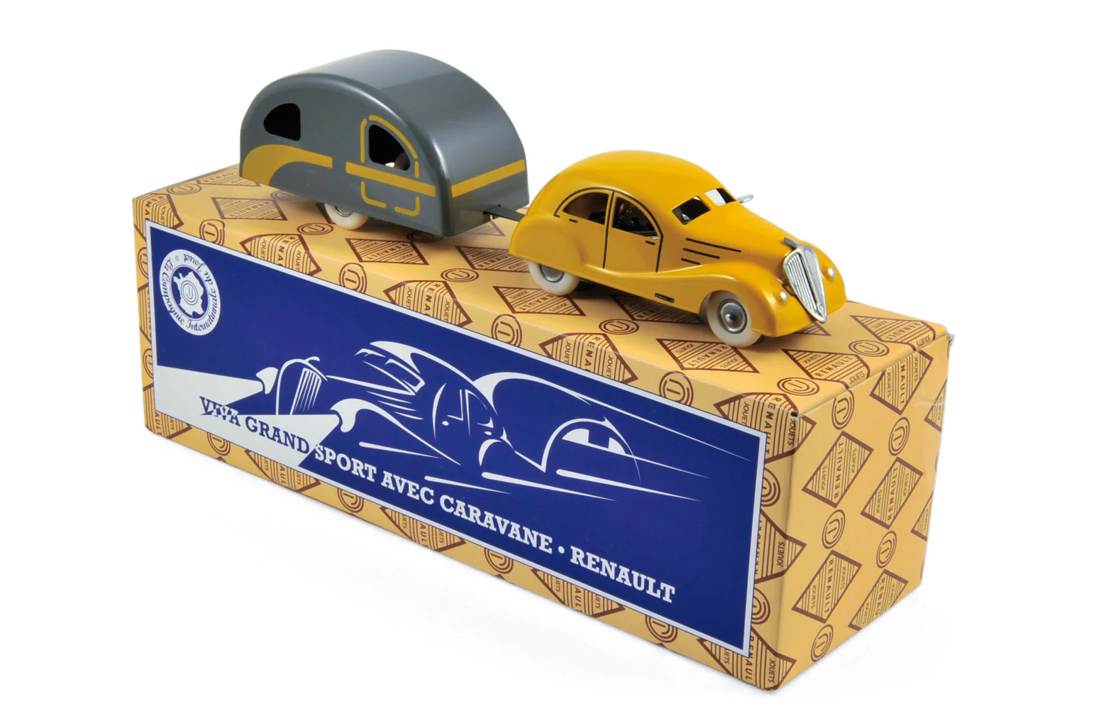 Renault Viva Grand Sport avec Caravane 1/43 - 1000pcs