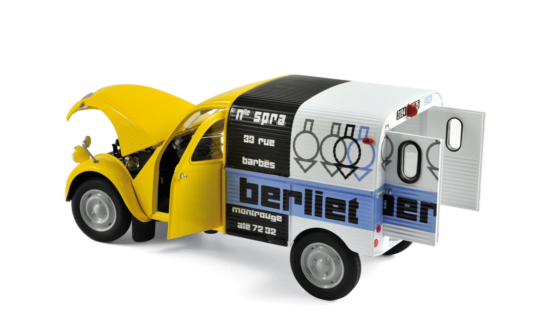 Citroën 2CV Fourgonnette 1956 Assistance Berliet 1/18 - Image 2