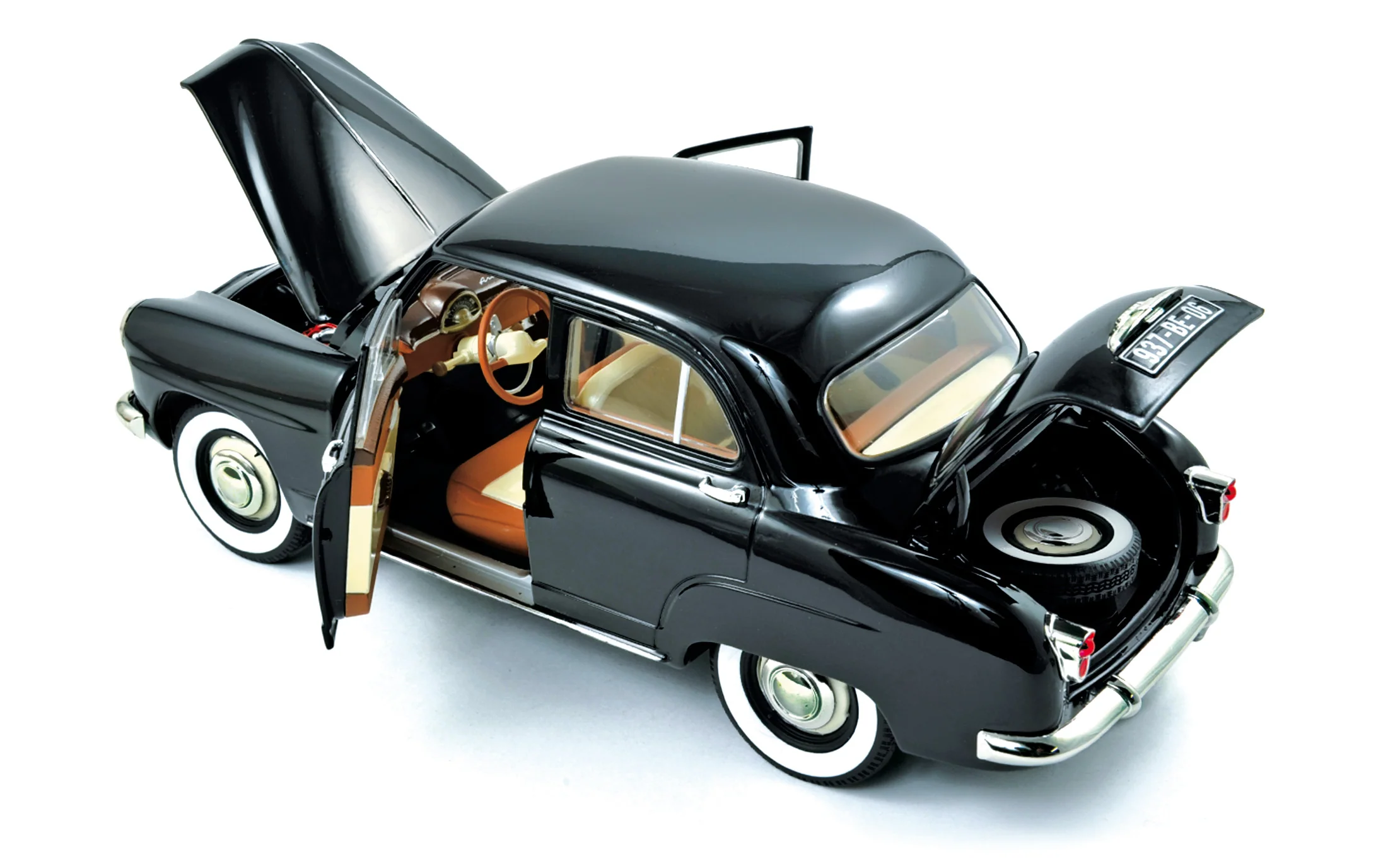 Simca 9 Aronde 1953 Noir 1/18 - Image 2