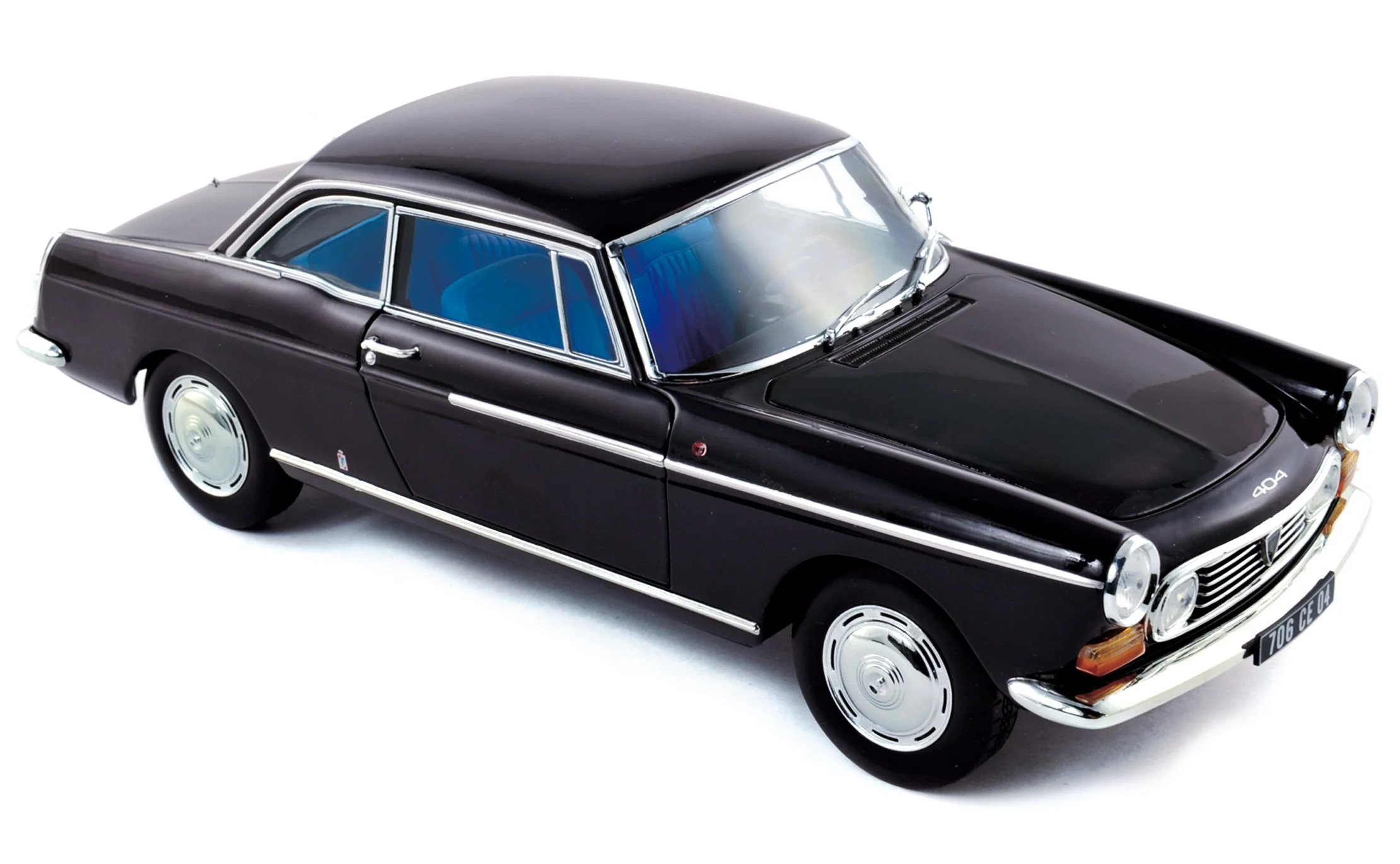 Peugeot 404 Coupé 1967 Noir 1/18