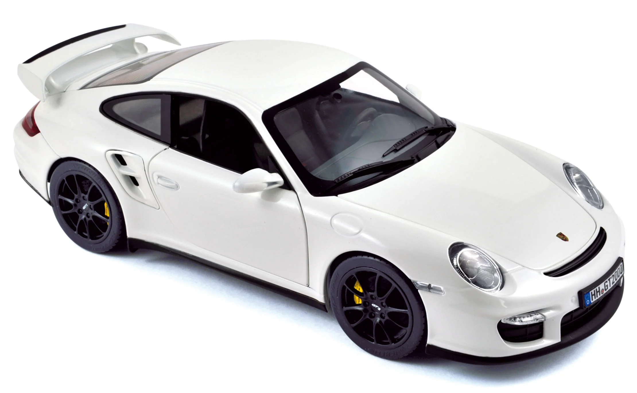 Porsche 911 GT2 2007 Blanc 1/18