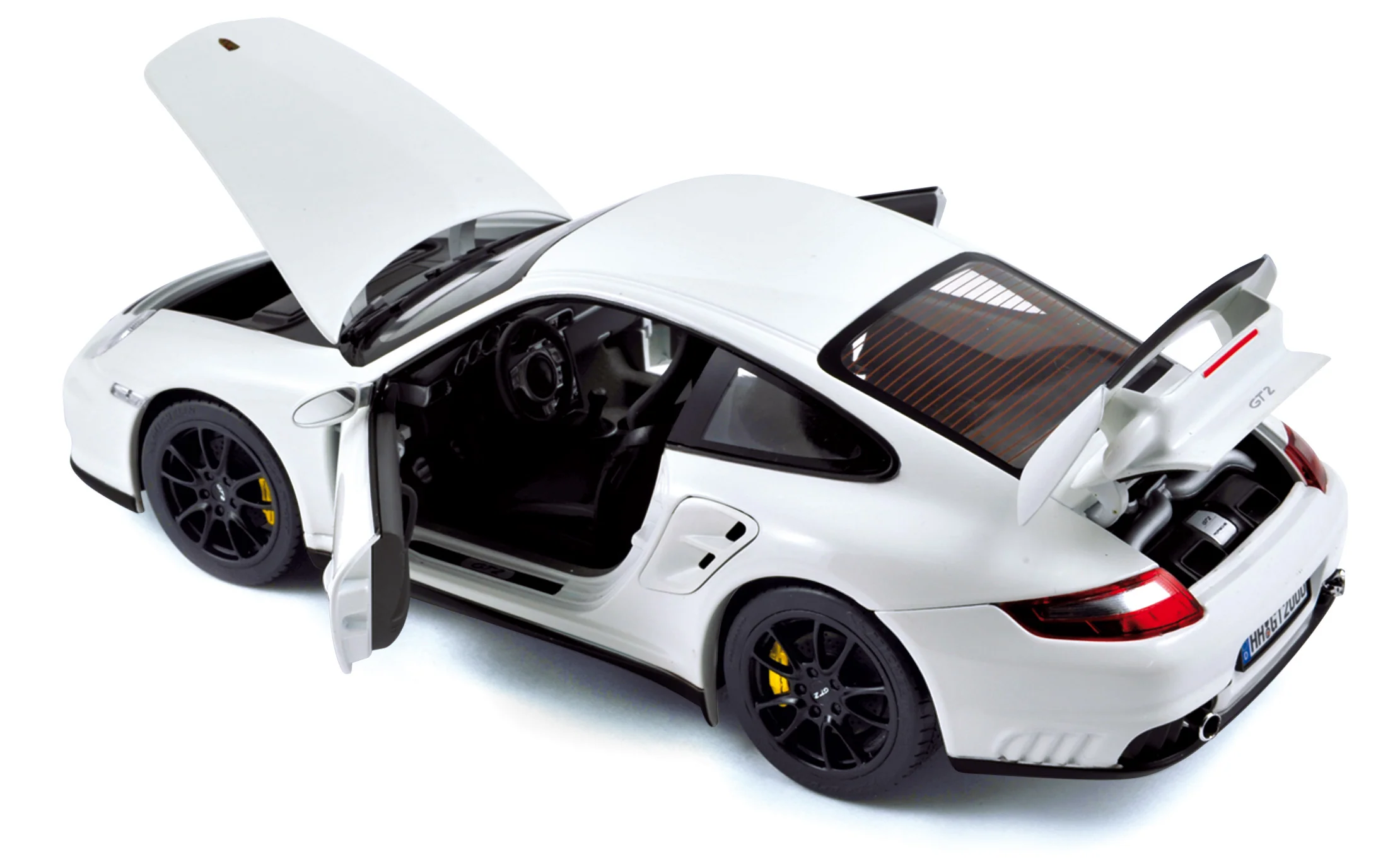 Porsche 911 GT2 2007 Blanc 1/18 - Image 2