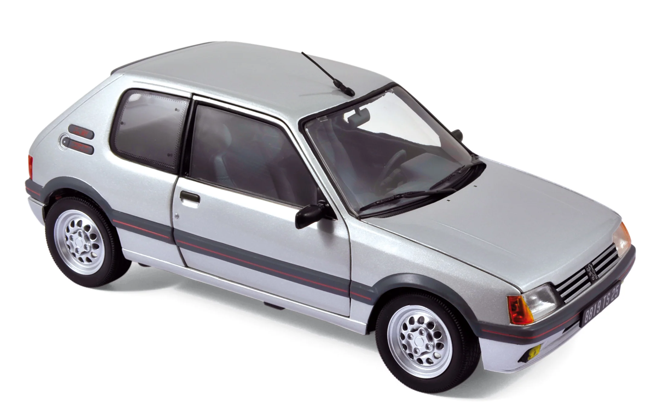 Peugeot 205 GTi 1.6 1988 Futura Gris 1/18