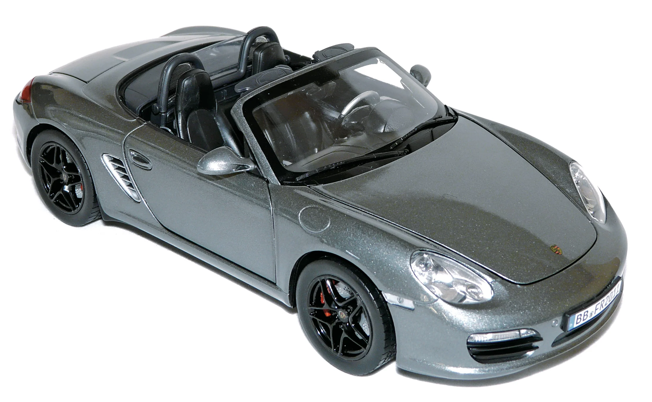 Porsche Boxster S 2009 Gris Météore 1/18