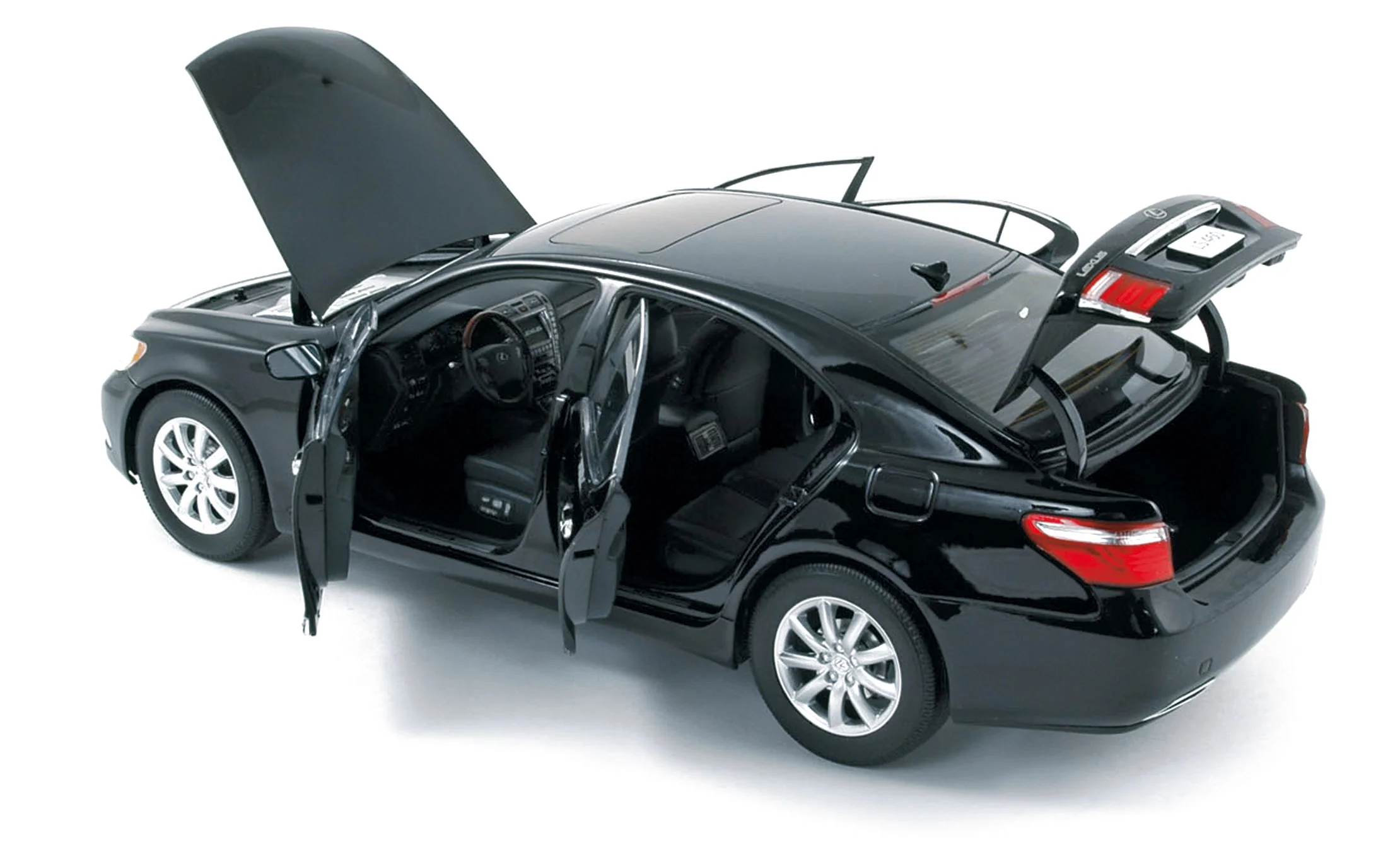 Lexus LS460 2010 Noir 1/18 - Image 2