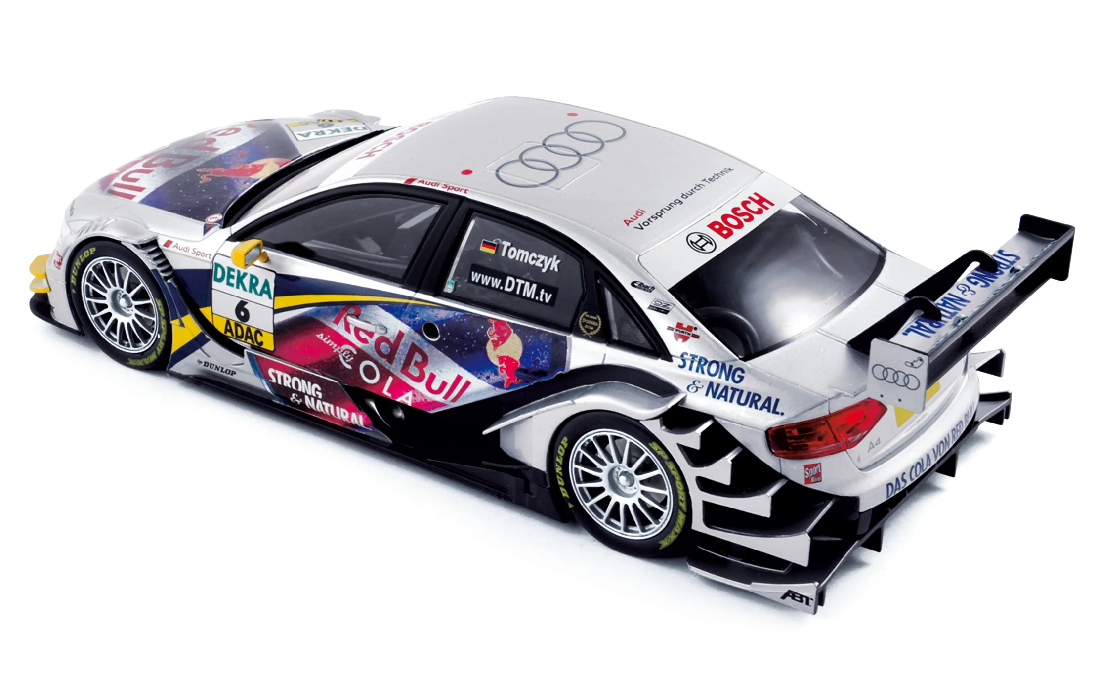 Audi A4 DTM 2009 6 Audi Sport Abt Sportsline Martin Tomczyk 1/18 - Image 2