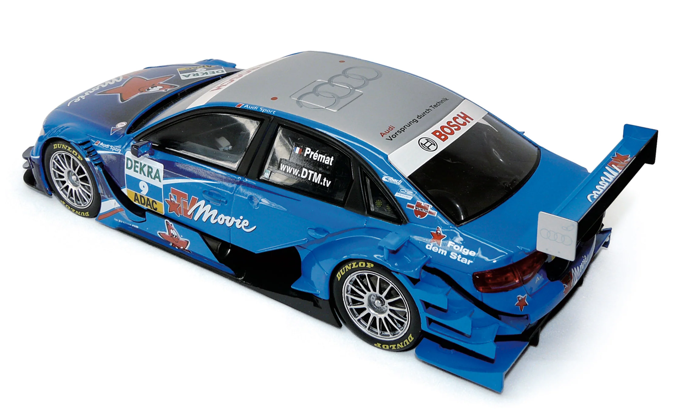 Audi A4 DTM 2010 9 Audi Sport Equipe Abt Sportline André Premat 1/18 - Image 2