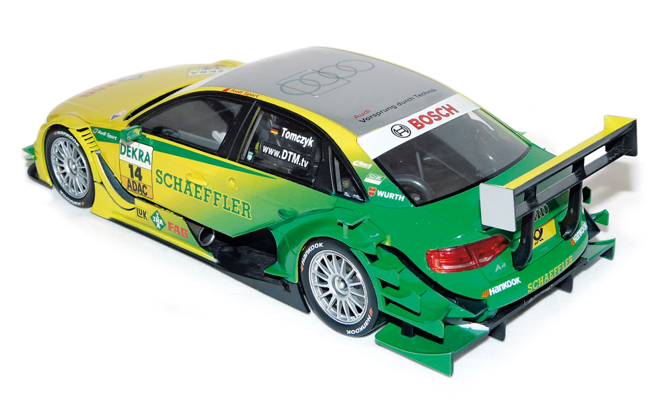 Audi A4 DTM 2011 14 Audi Sport Equipe Phoenix Martin Tomczyk 1/18 - Image 2