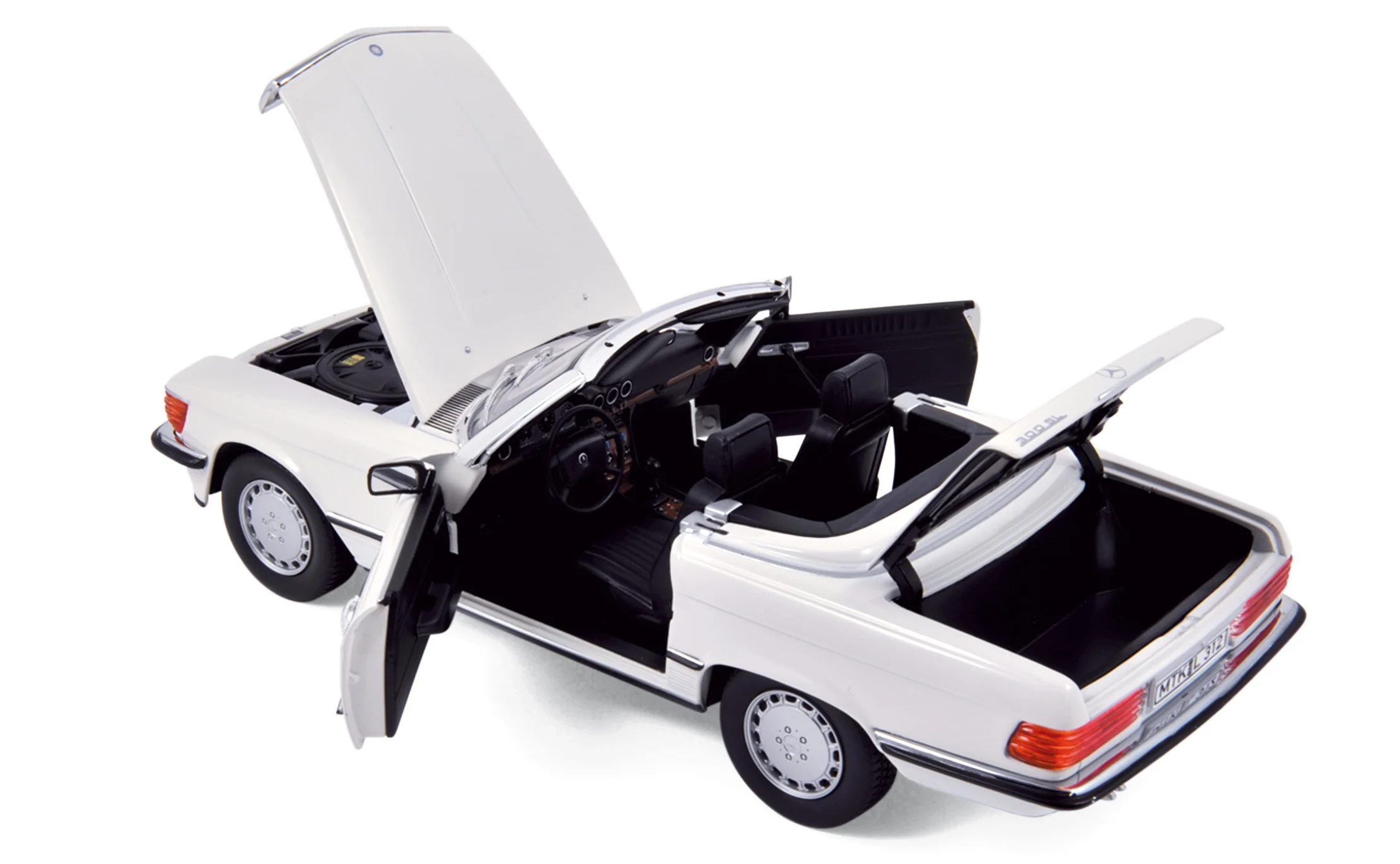 Mercedes-Benz 300 SL 1986 Blanc 1/18 - Image 2