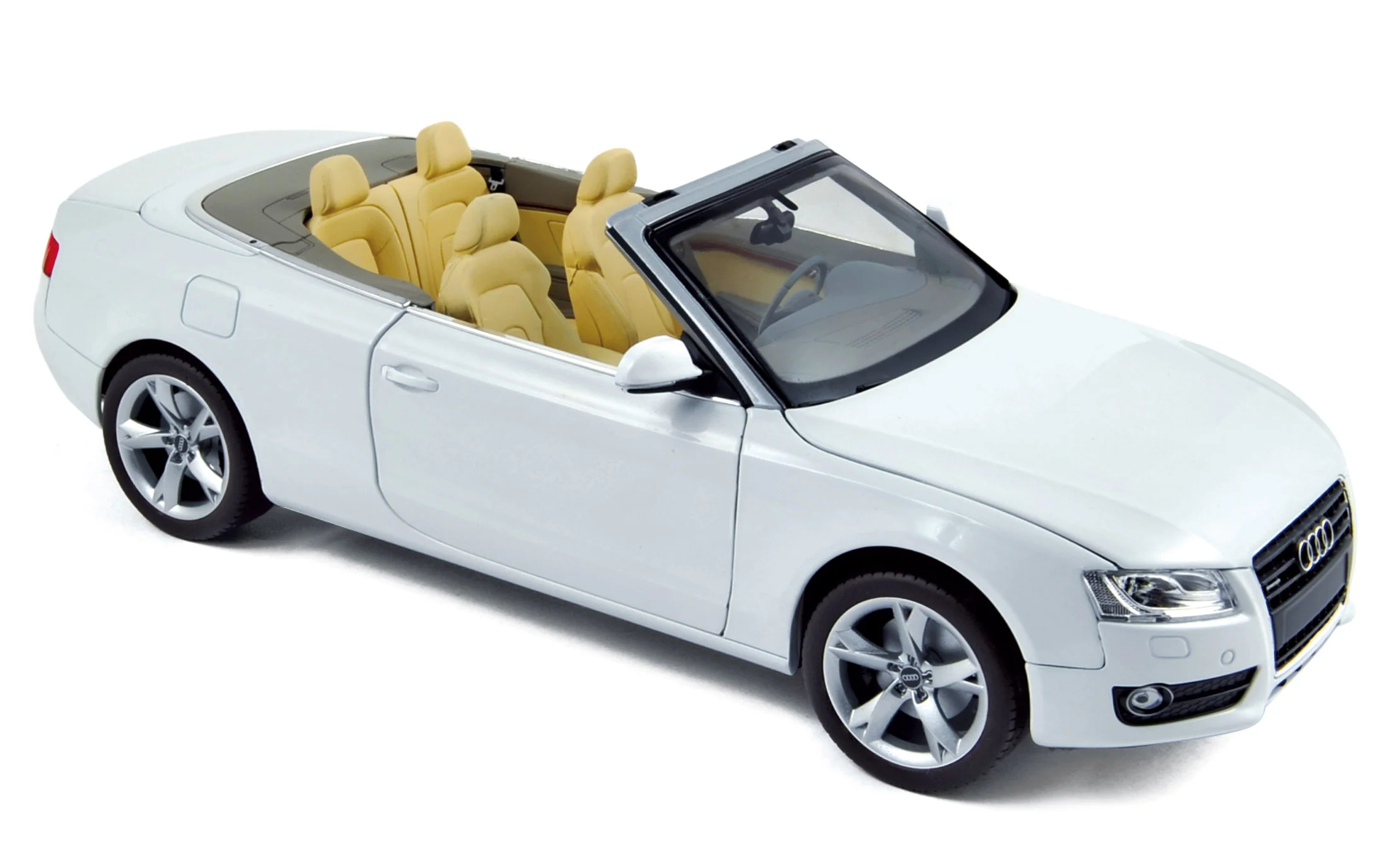 Audi A5 Cabriolet 2009 Blanc 1/18
