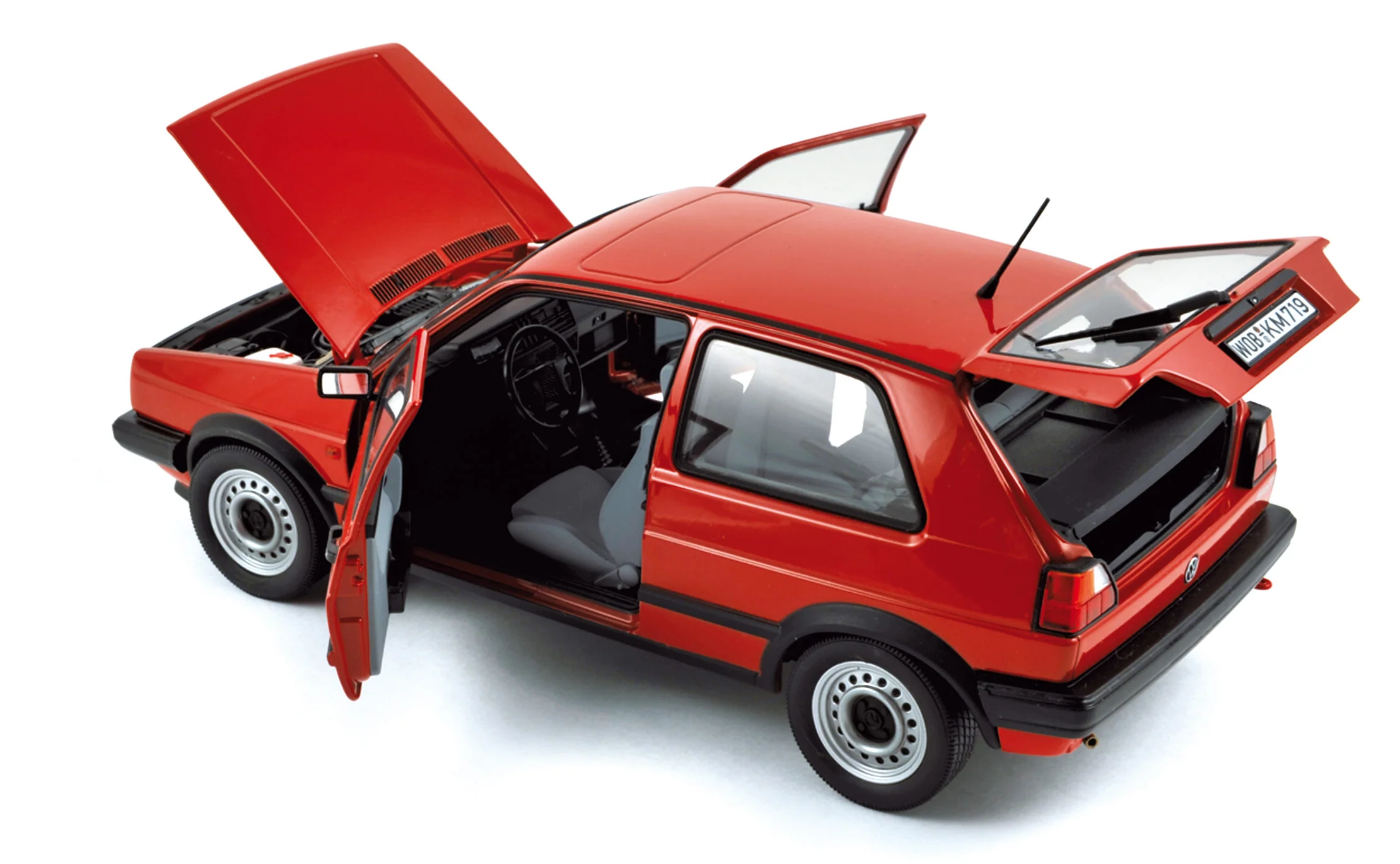 VW Golf CL 1989 Rouge 1/18 - Image 2