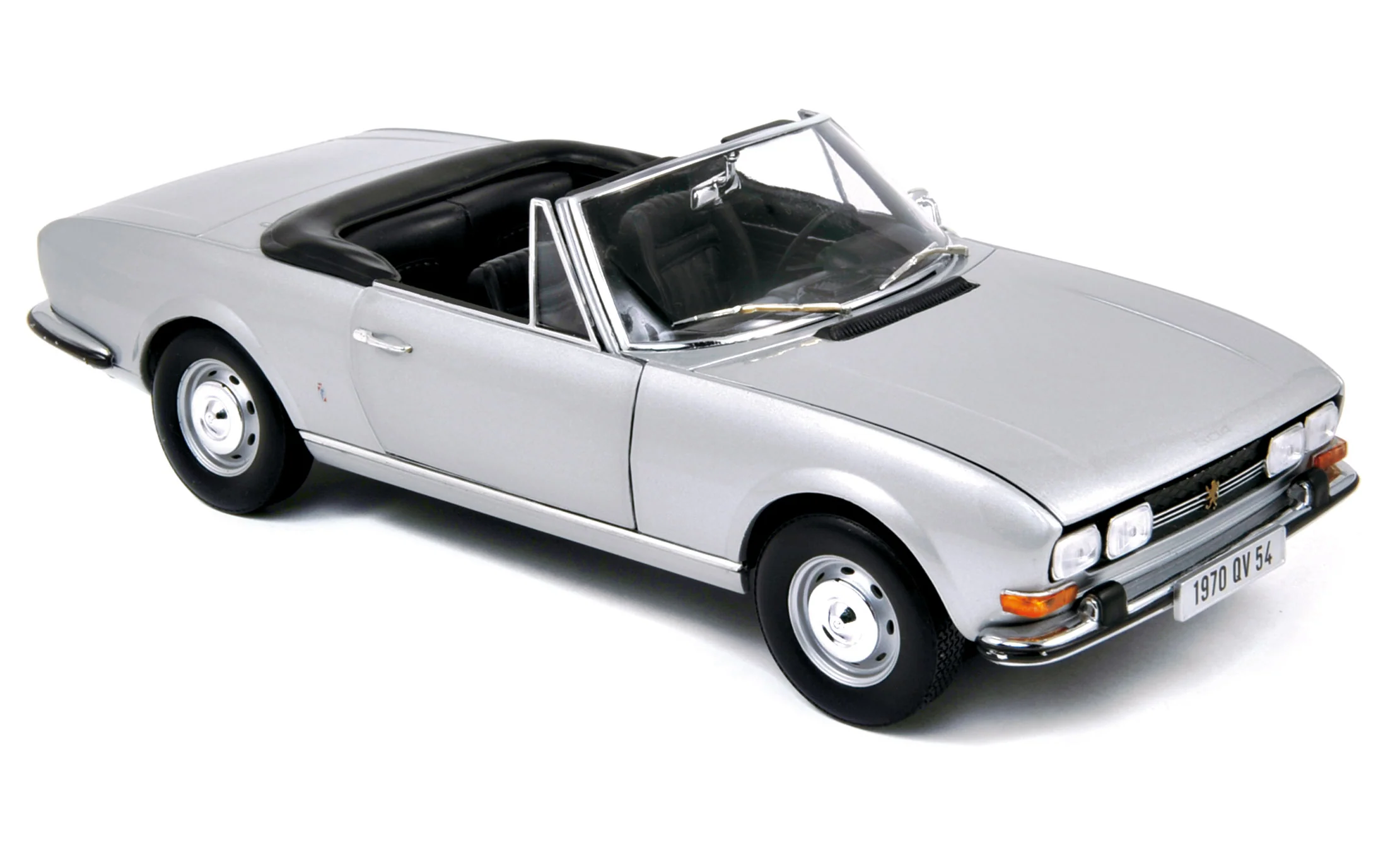Peugeot 504 Cabriolet 1971 Gris métallisé 1/18