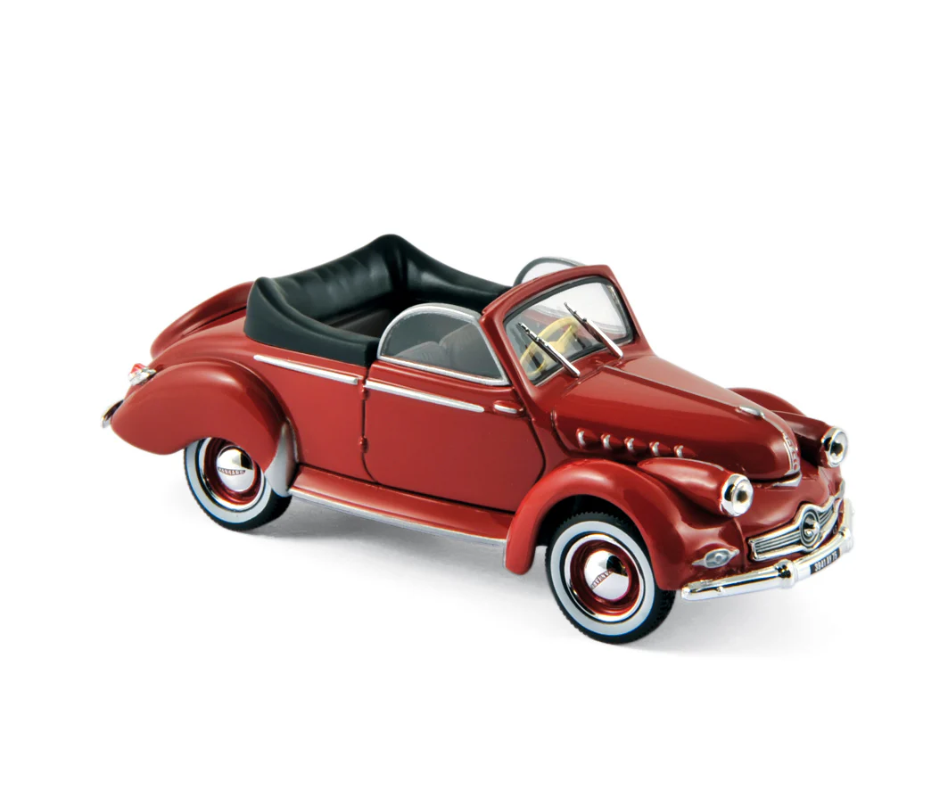 Panhard Dyna X Convertible 1951 Rouge 1/43