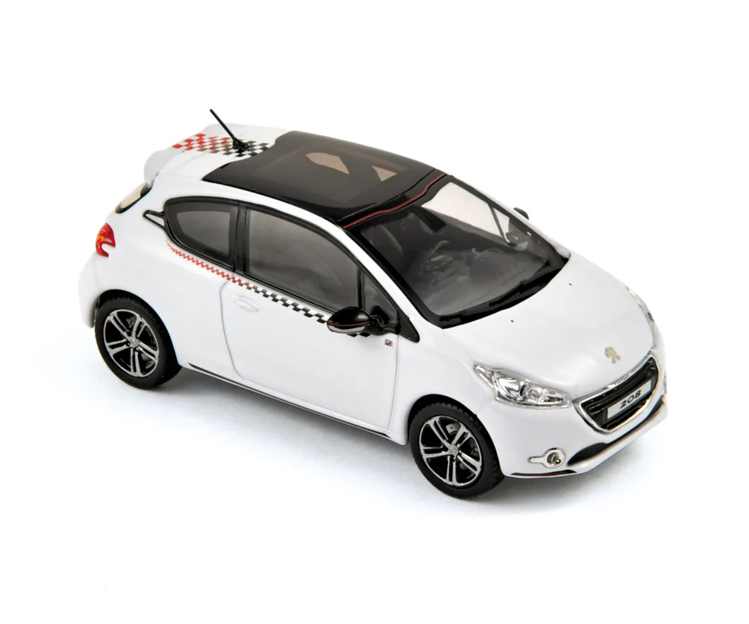 Peugeot 208 'Ligne S' 2012 Blanc Banquise 1/43