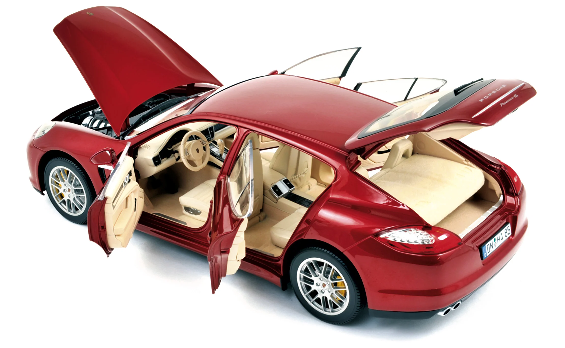 Porsche Panamera 4S 2009 Rouge 1/18 - 1000pcs - Image 2