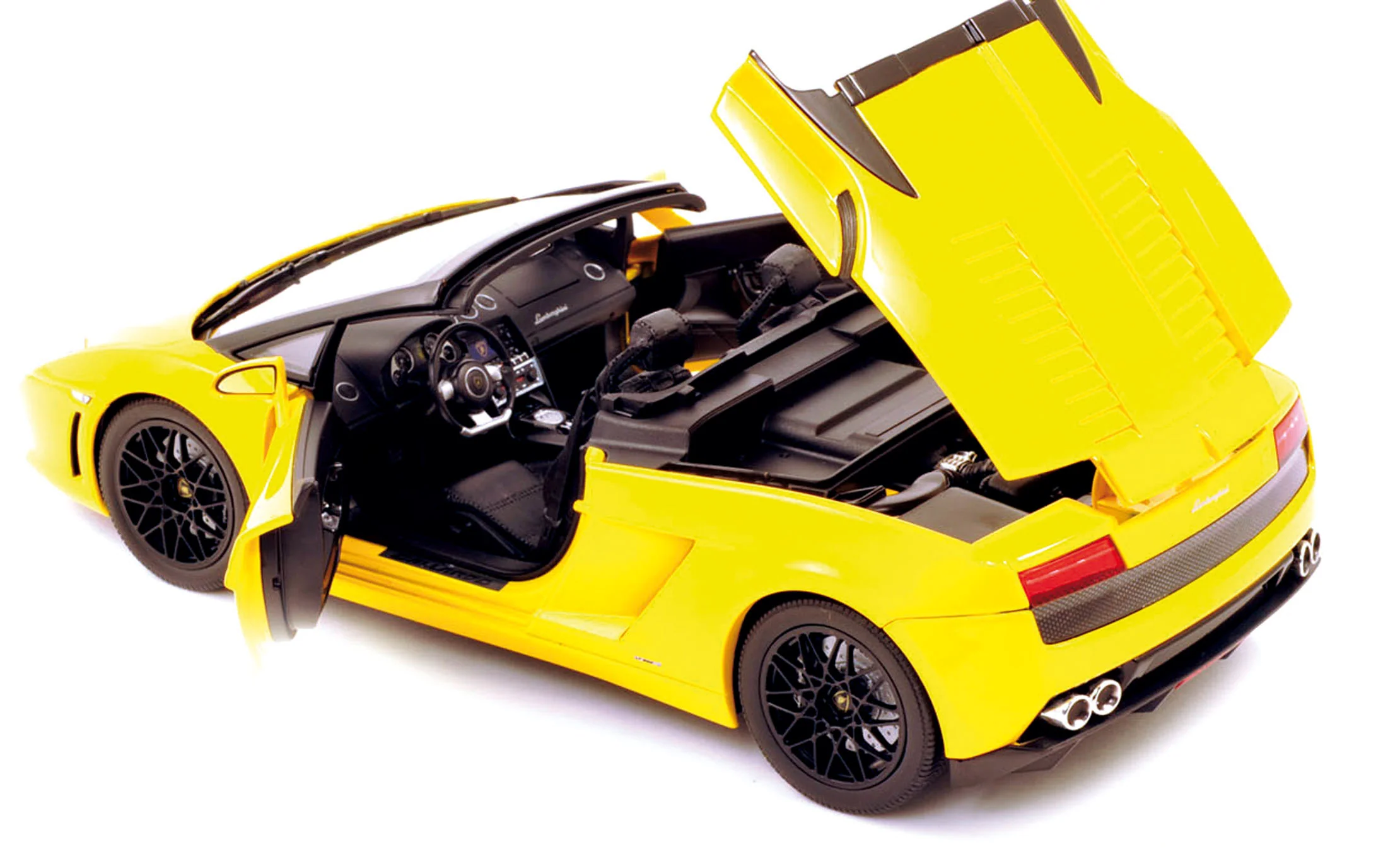 Lamborghini Gallardo LP 560-4 Spyder 2009 Jaune 1/18 - Image 2