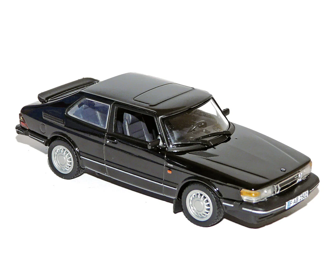 Saab 900 Coupe Turbo 16 1987 Noir 1/43