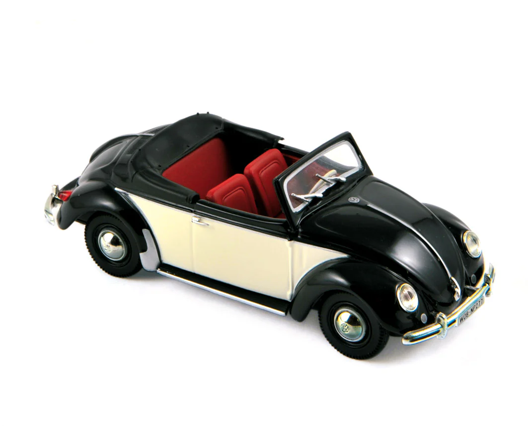VW Hebmüller Cabriolet 1949 Noir&Beige 1/43