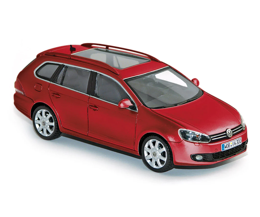 VW Golf Variant 2009 Rouge Salsa 1/43