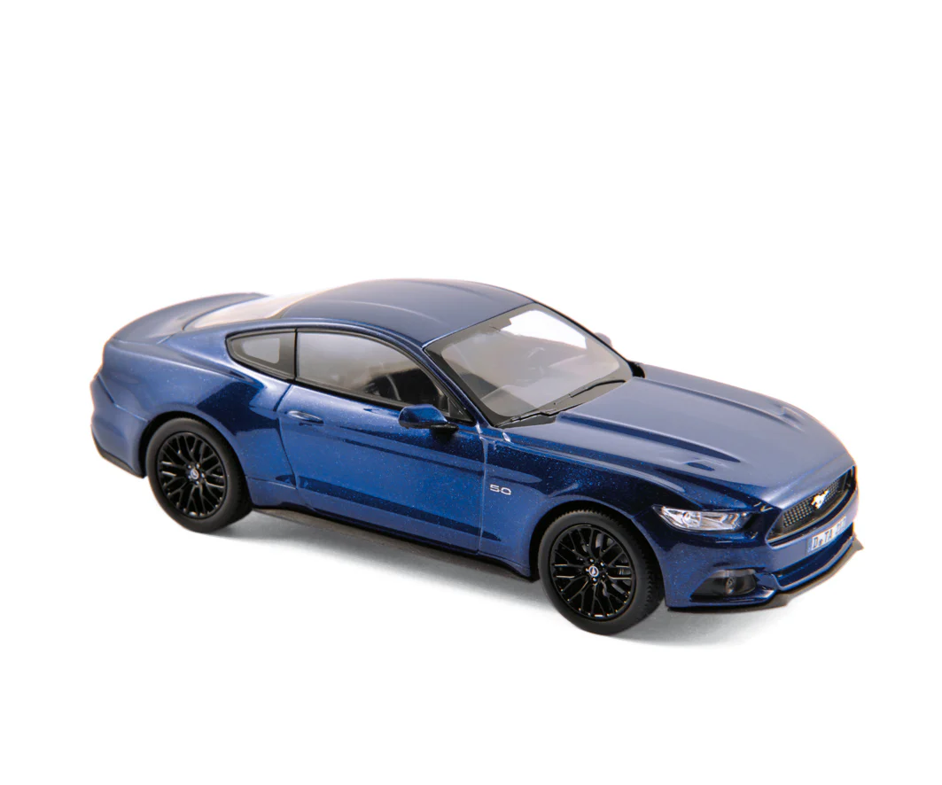 Ford Mustang Fastback 2015 Bleu métallisé 1/43