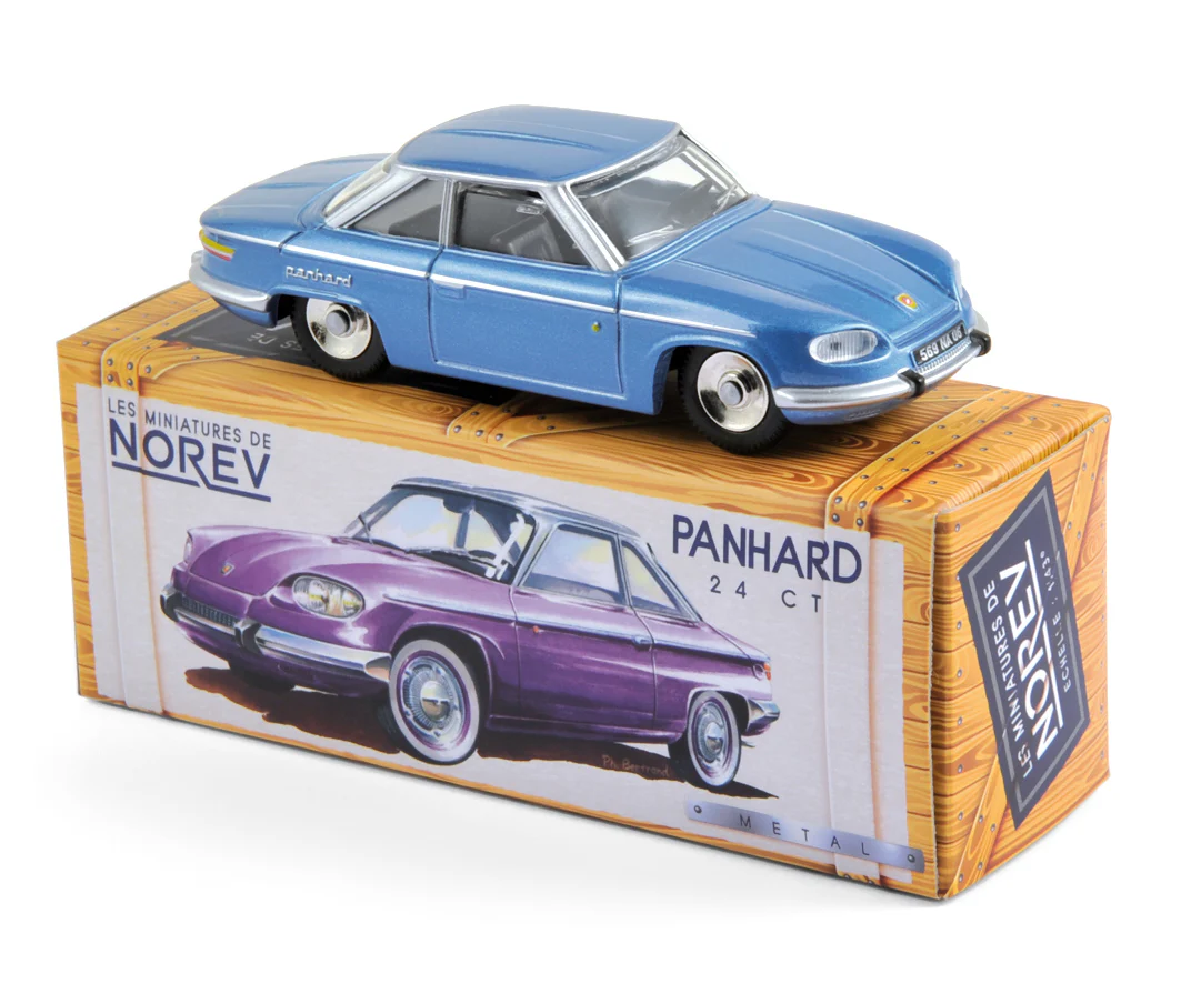 Panhard 24 CT 1964 Bleu Hierro métallisé 1/43