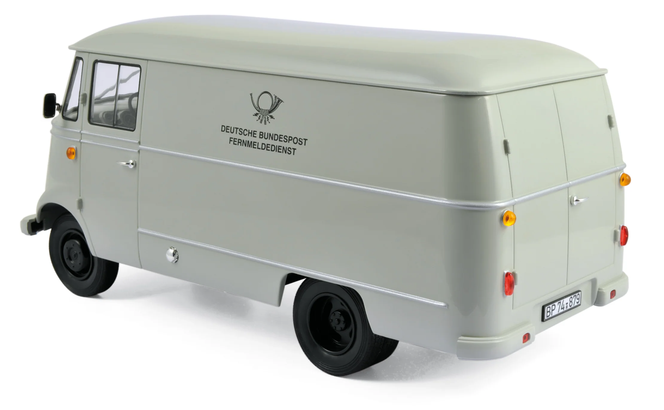 Mercedes-Benz L319 Van German Post Gris 1/18 - Image 2