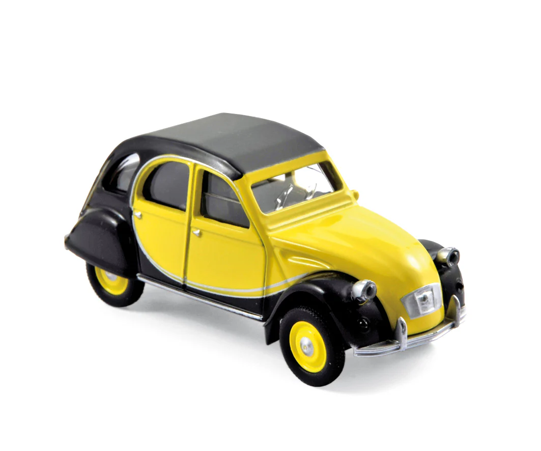 Citroën 2CV Charleston 1982 Jaune et Noir 1/64