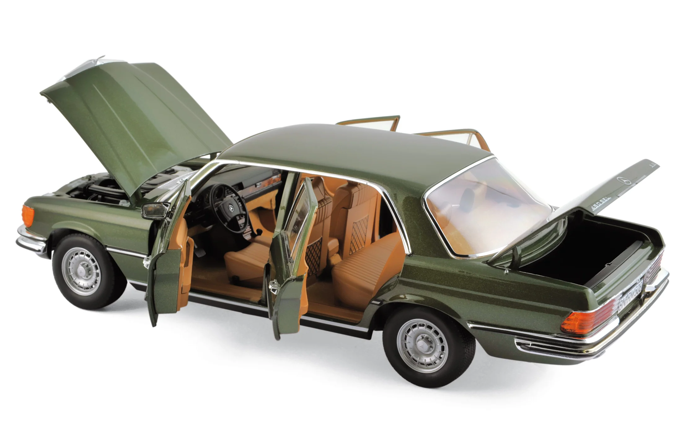 Mercedes-Benz 450 SEL 6.9 1976 Vert métallisé 1/18 - Image 2