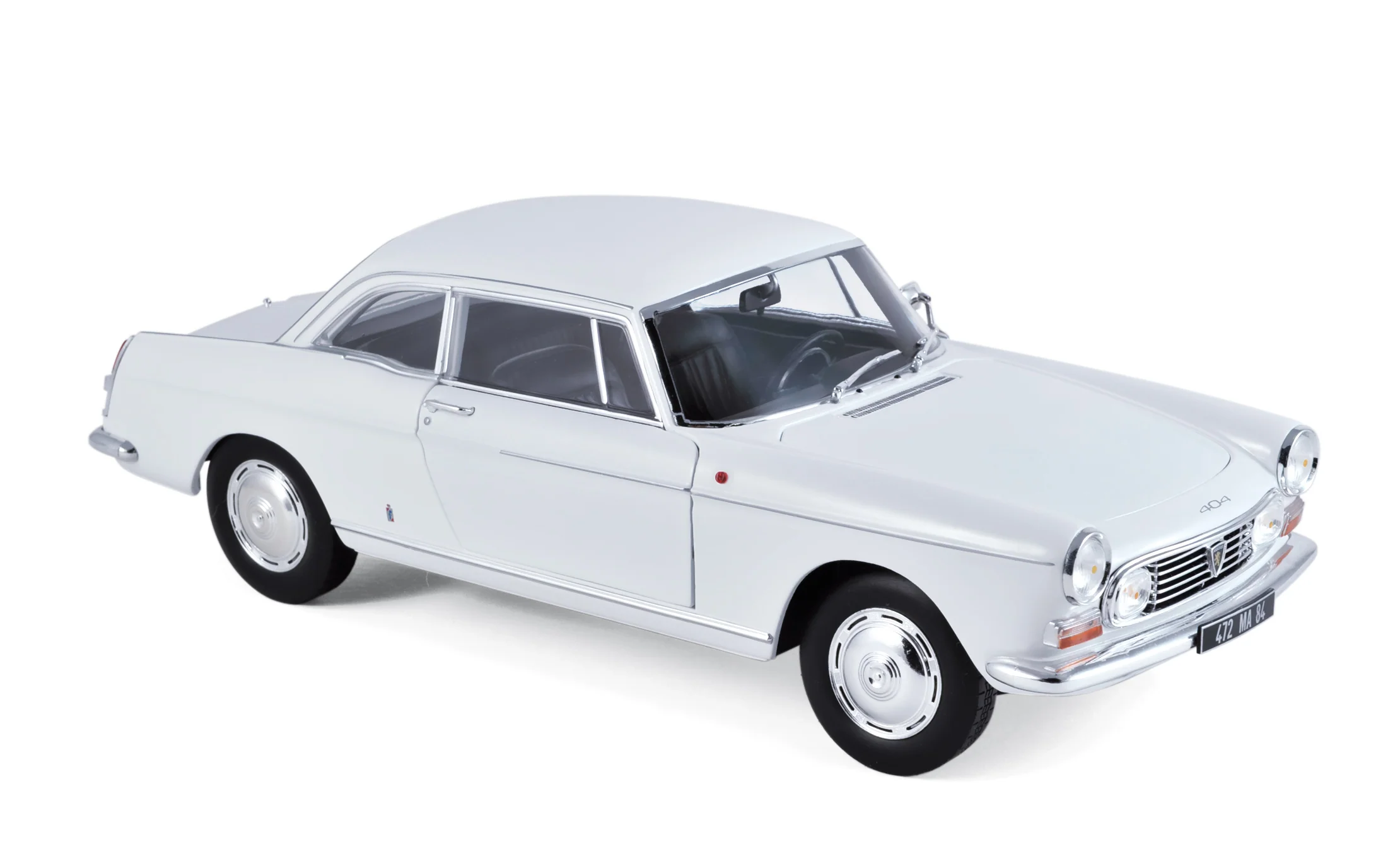 Peugeot 404 Coupé 1967 Blanc Arosa 1/18