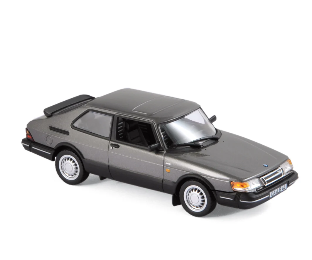 Saab 900 Turbo 16 Coupé 1991 Gris métallisé 1/43