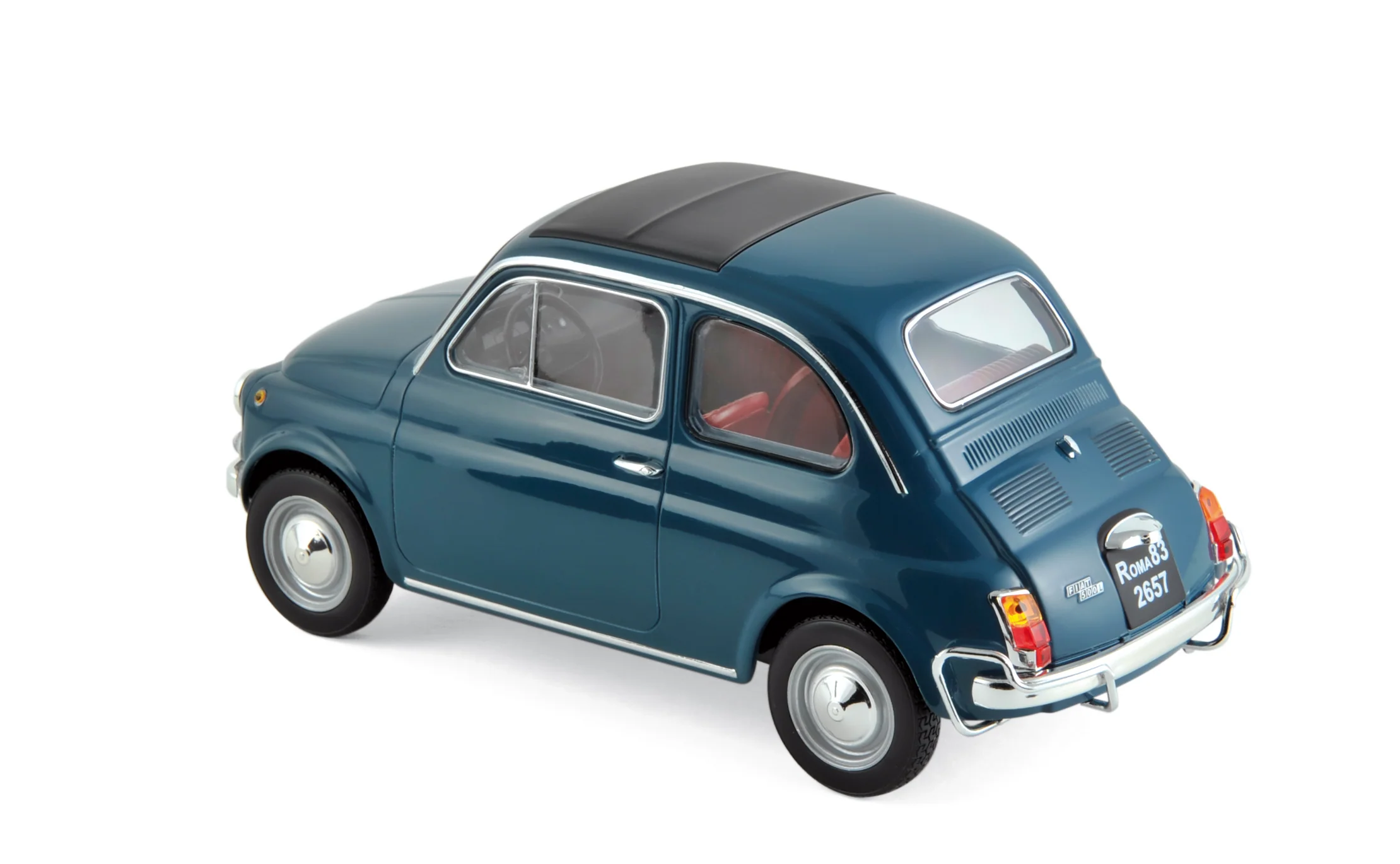 Fiat 500 L 1968 Bleu 1/18 - Image 2