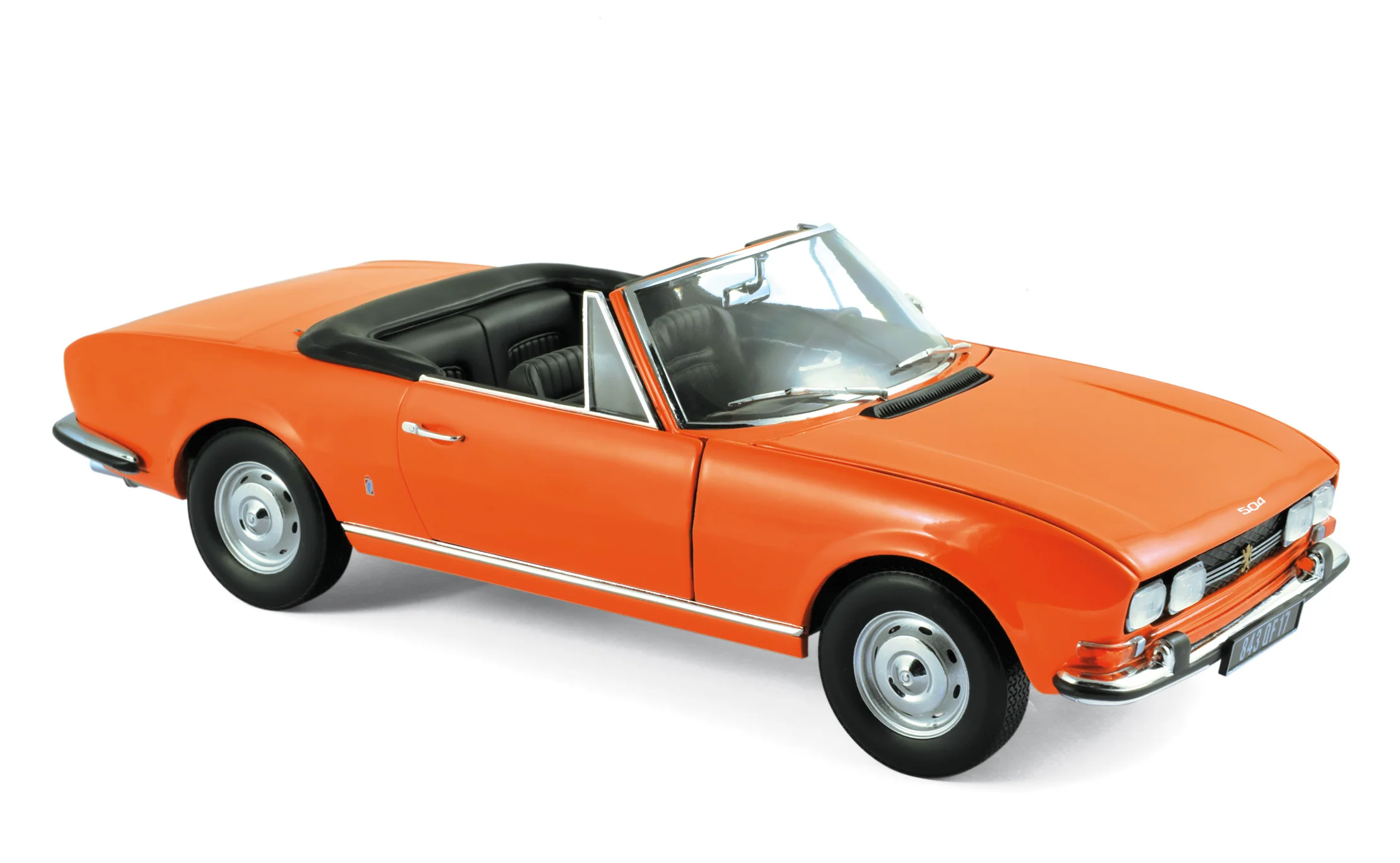 Peugeot 504 Cabriolet 1970 Capucine Orange 1/18