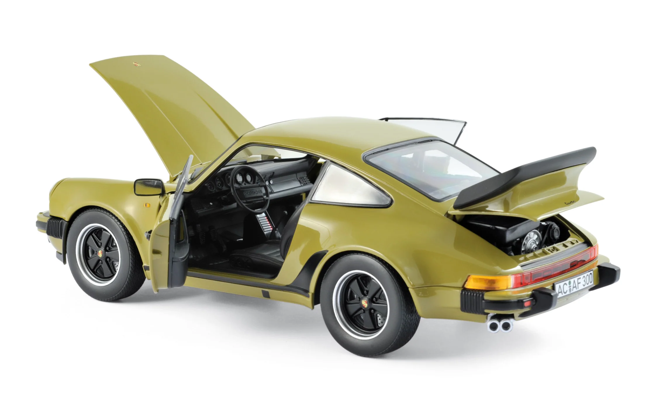 Porsche 911 Turbo 3.3l 1977 Vert Olive 1/18 - Image 2