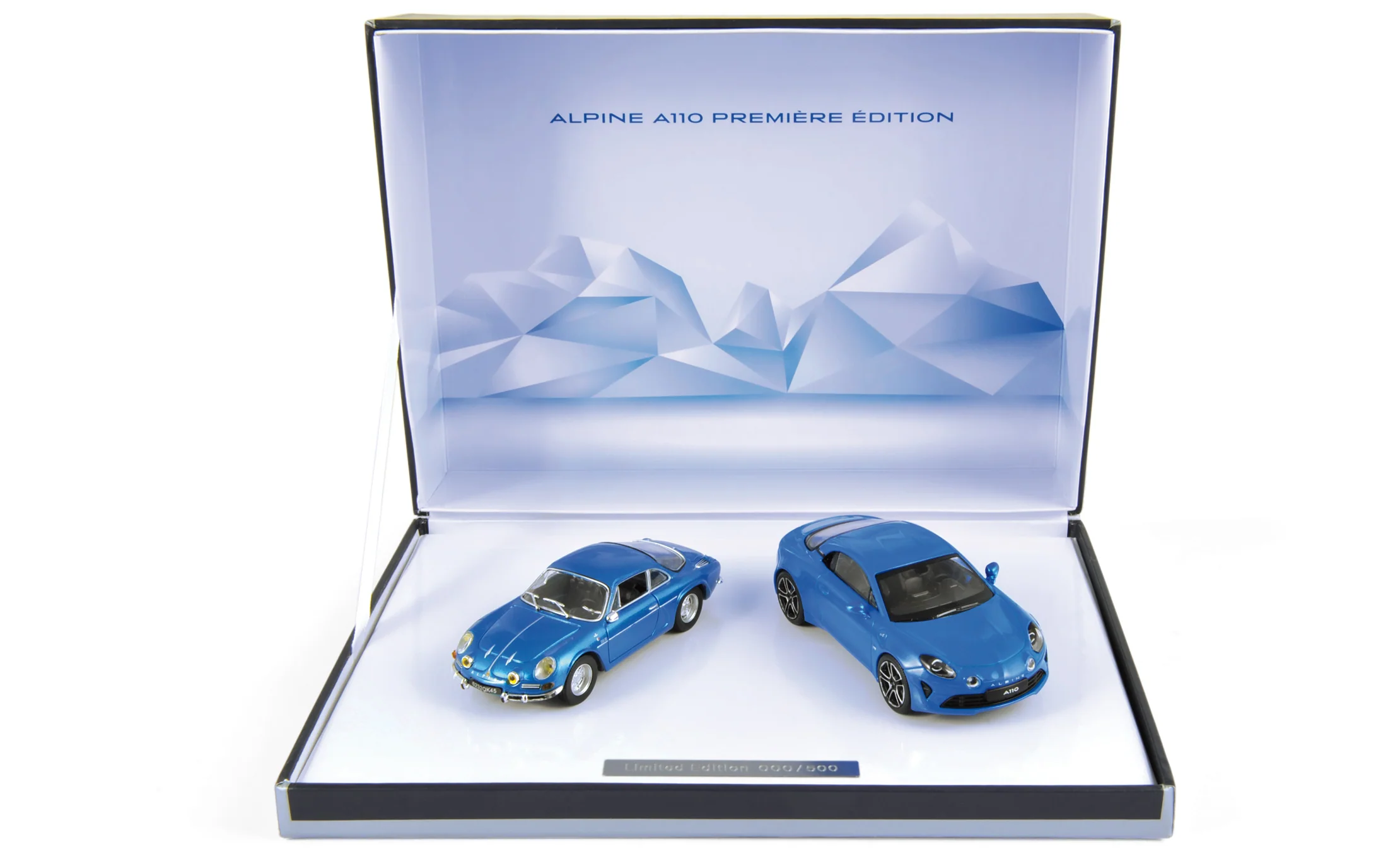 Coffret Alpine A110 1973&2017Blue 1/43