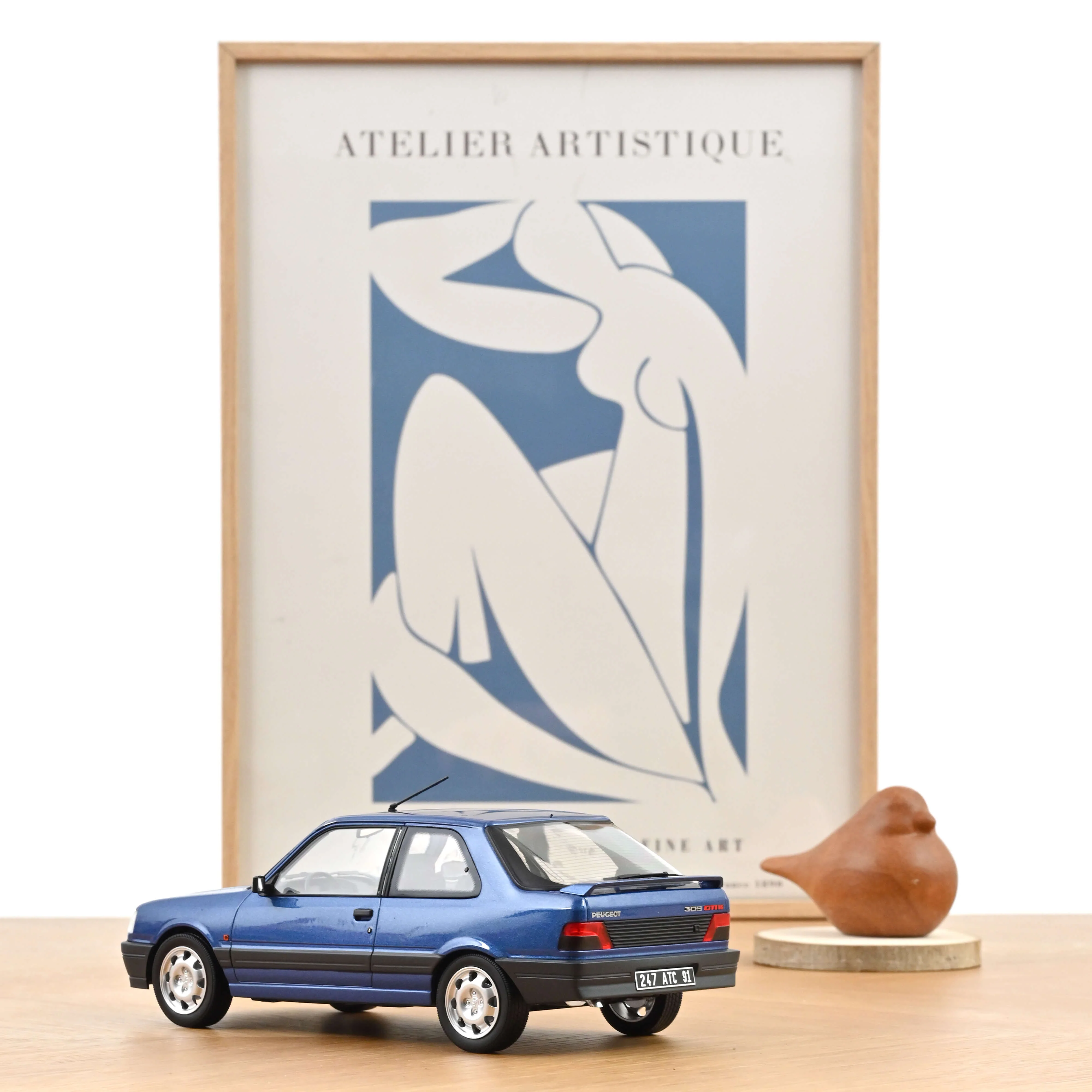 Peugeot 309 GTi 16 1991 Bleu Miami 1/18 - Image 2