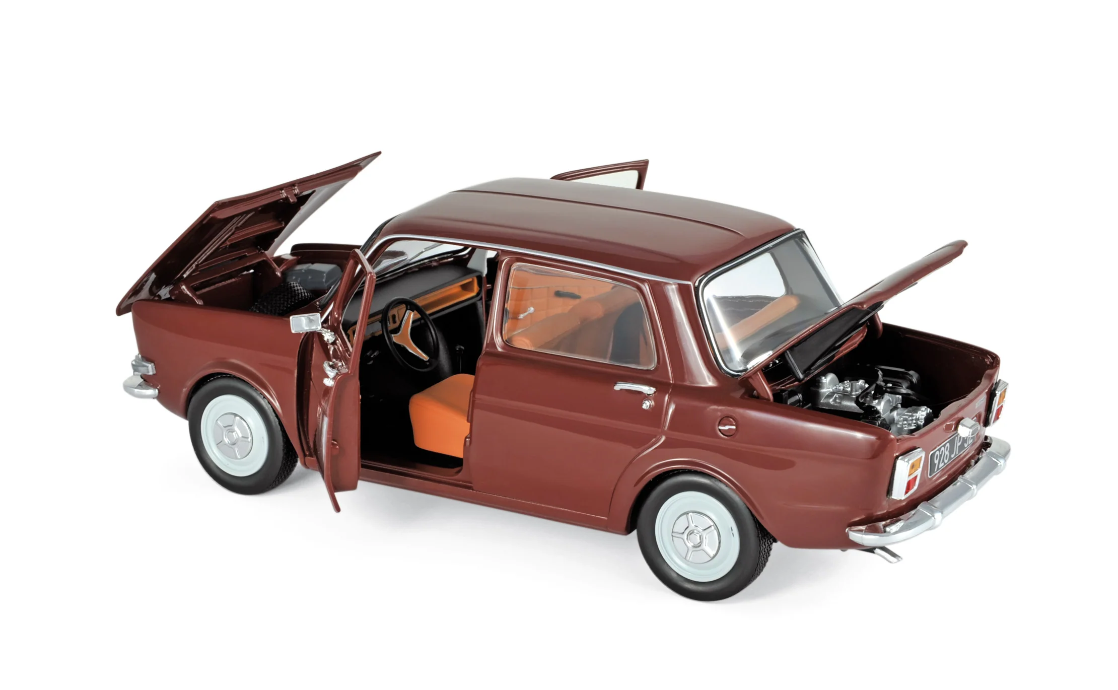 Simca 1000 LS 1974 Rouge Amarante 1/18 - Image 2