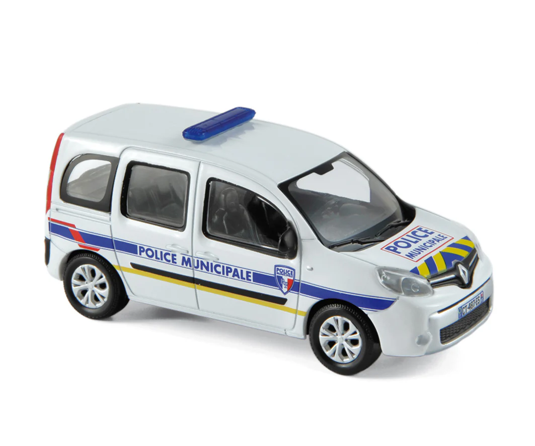 Renault Kangoo 2013 Police Municipale Bandes bleues et jaunes 1/43