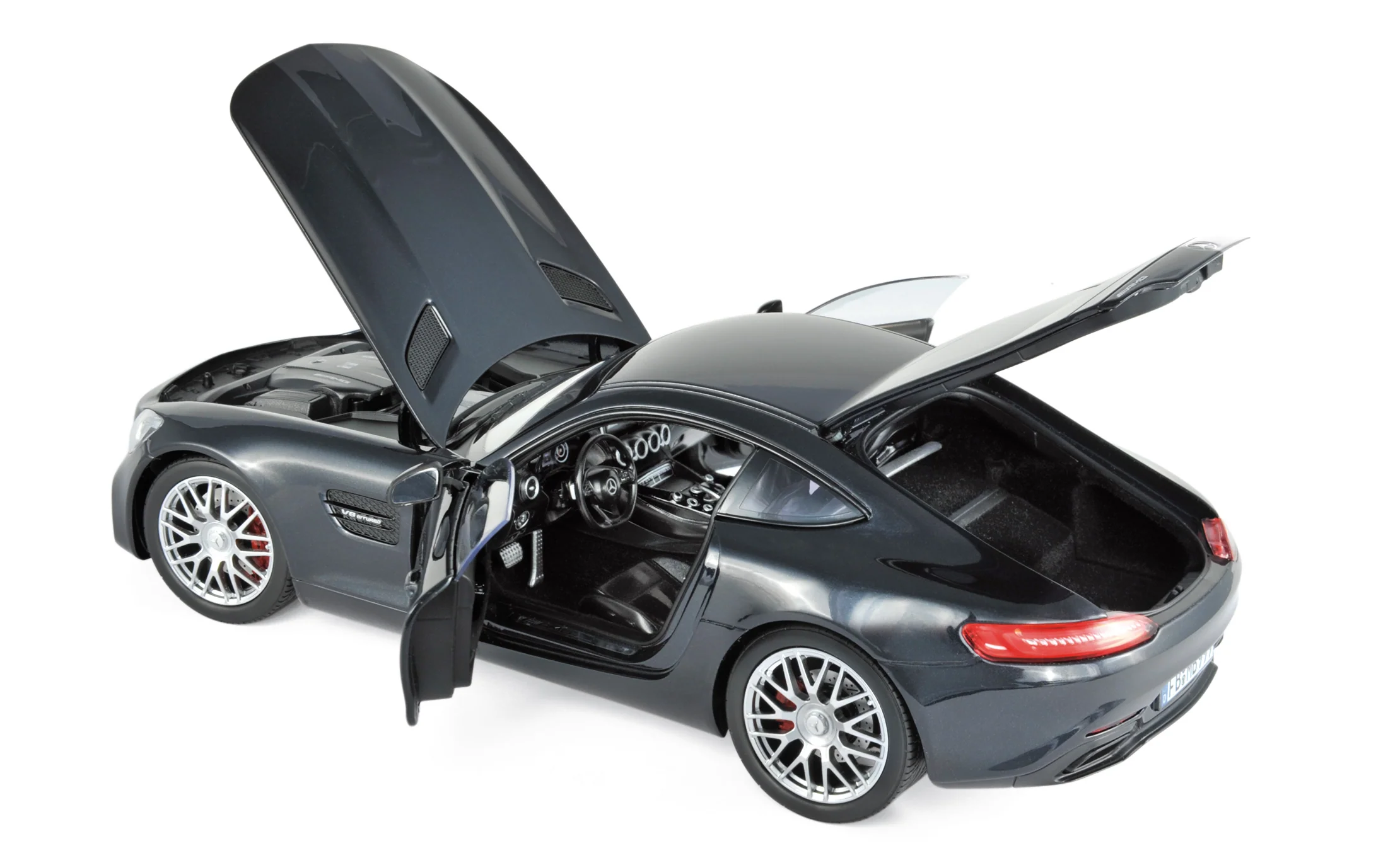 Mercedes-AMG GT S 2018 Noir métallisé 1/18 - Image 2