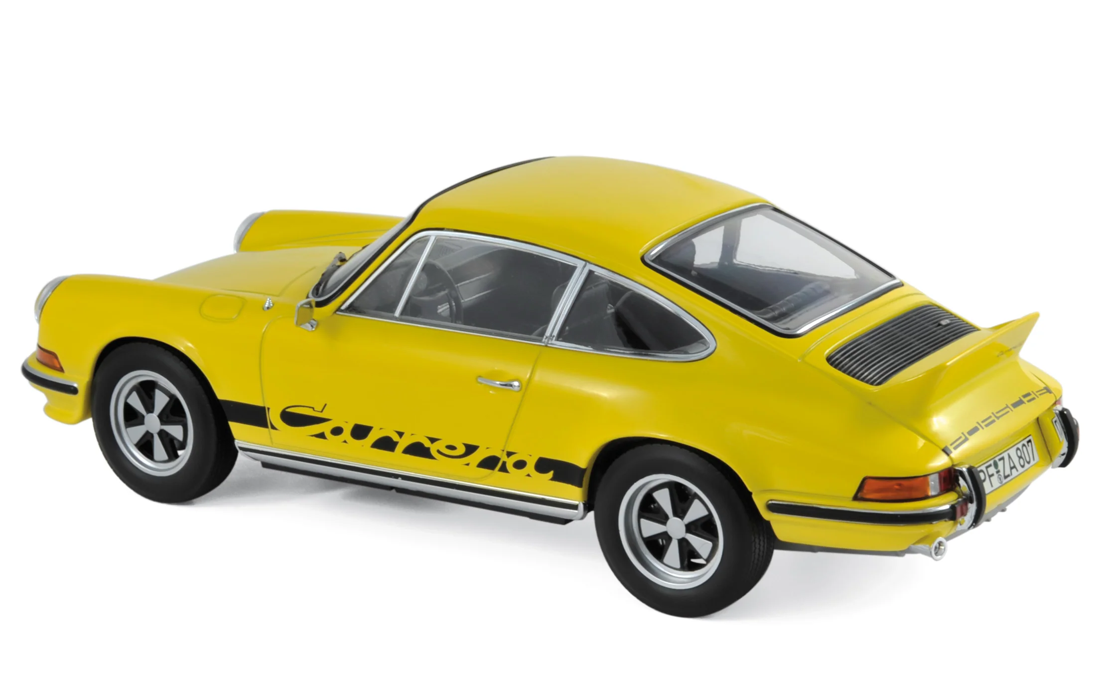 Porsche 911 RS Touring 1973 jaune et noir 1/18 - Image 2